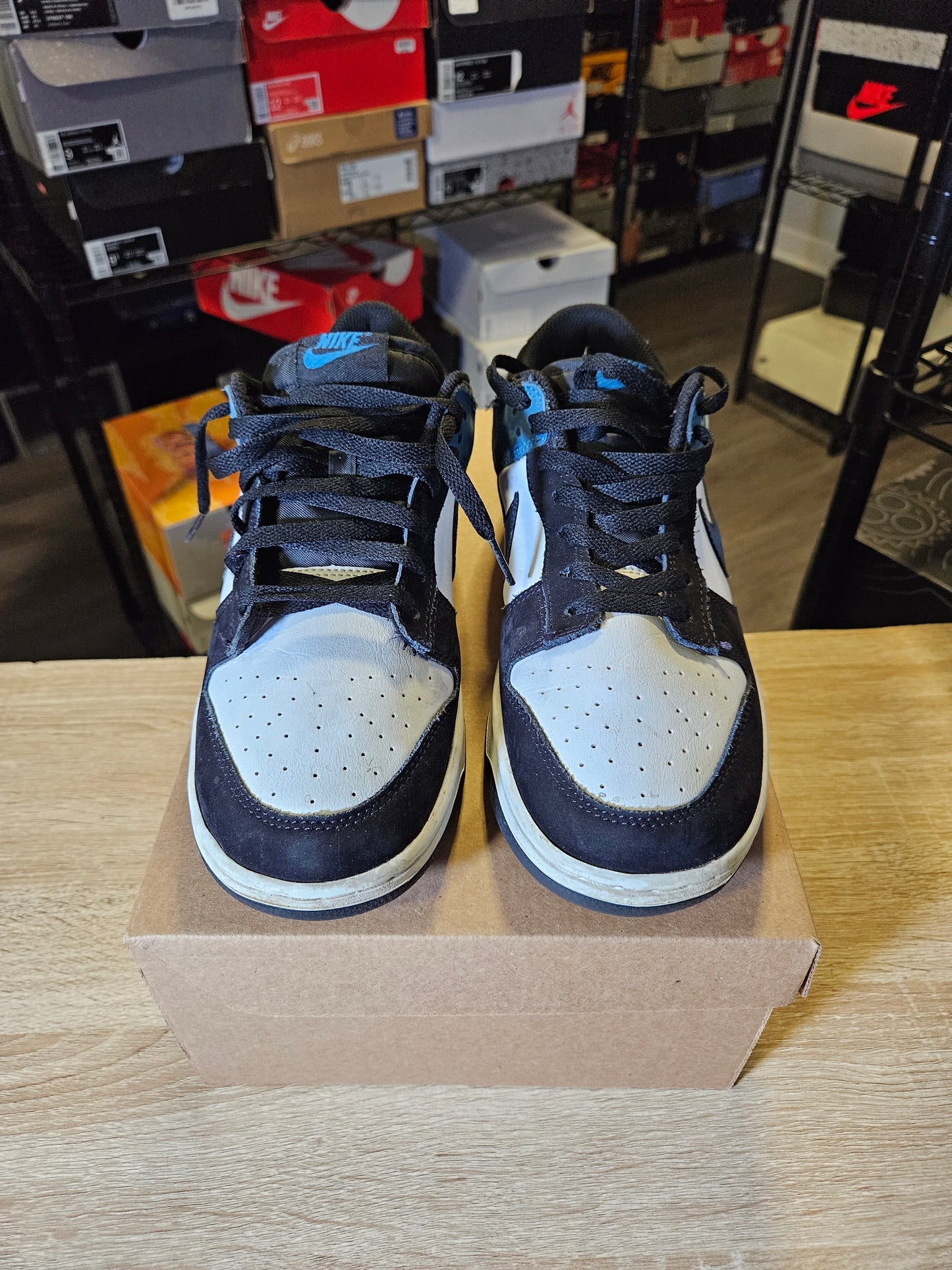 Size 9 - Dunk Low Airbrush - Industrial Blue