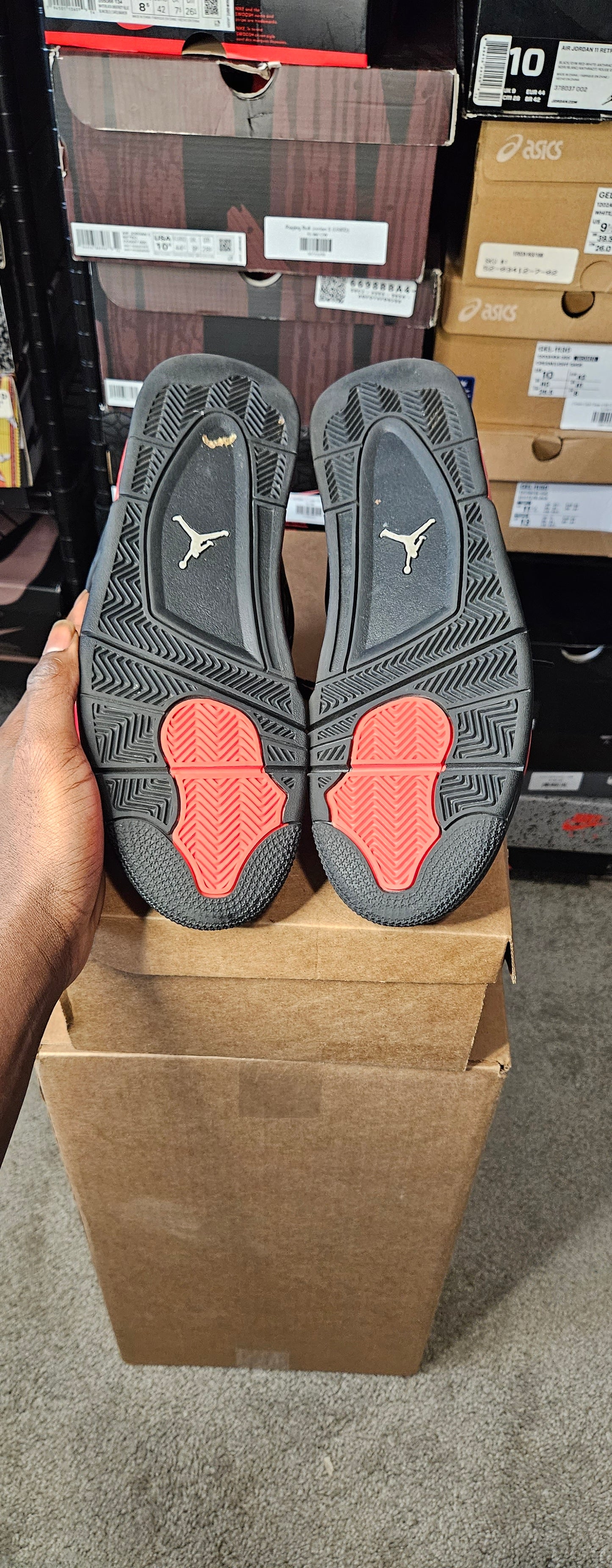 Size 10 - AJ 4 Retro Mid Red Thunder