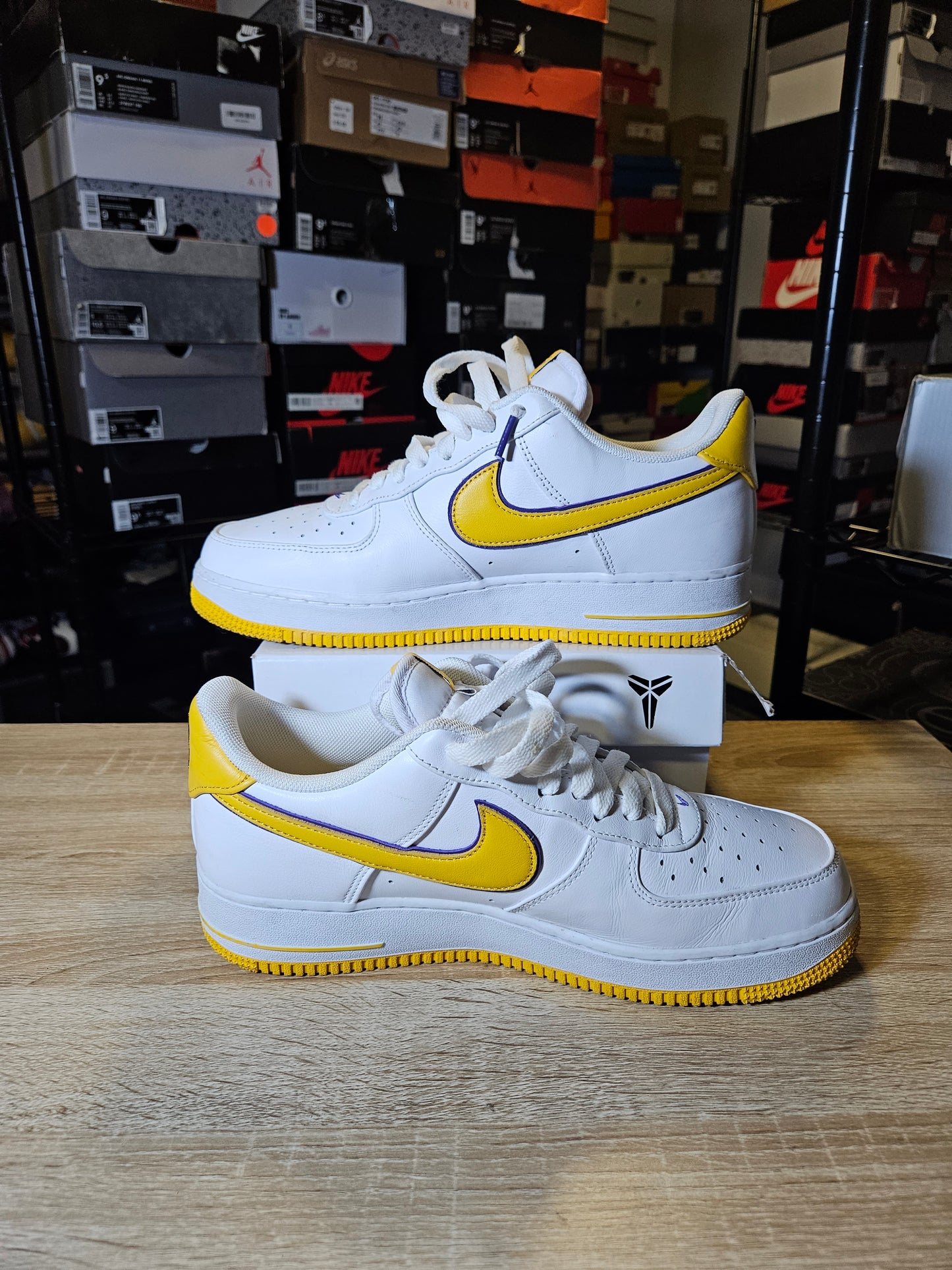 Size 10.5 - Kobe Bryant x Air Force 1 Retro QS Low Lakers Home