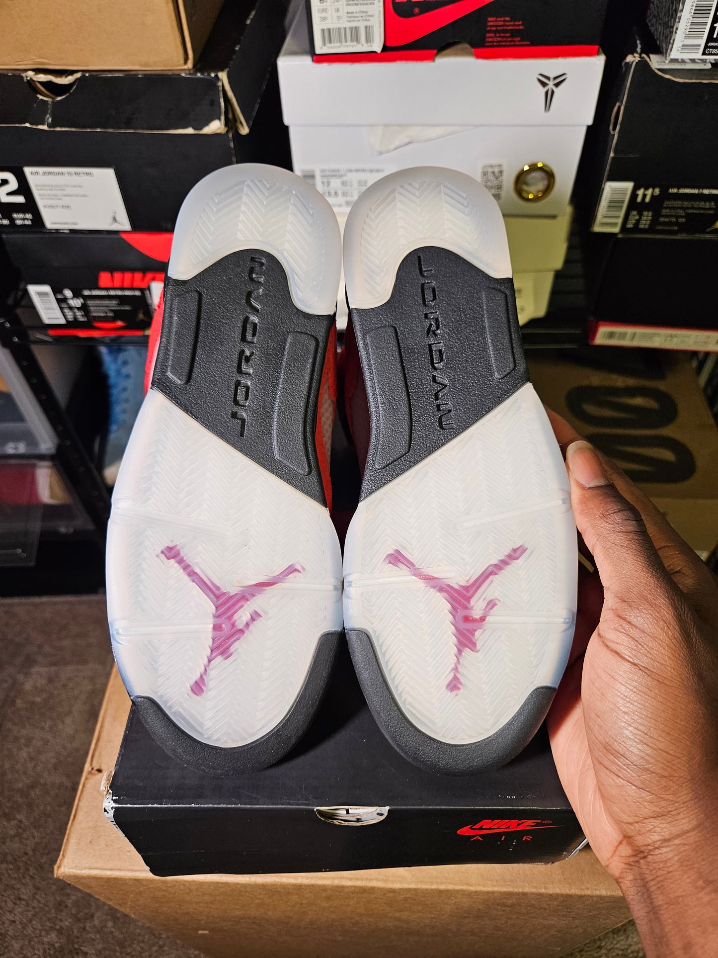 Size 5.5 - AJ 5 Retro Mid Raging Bull
