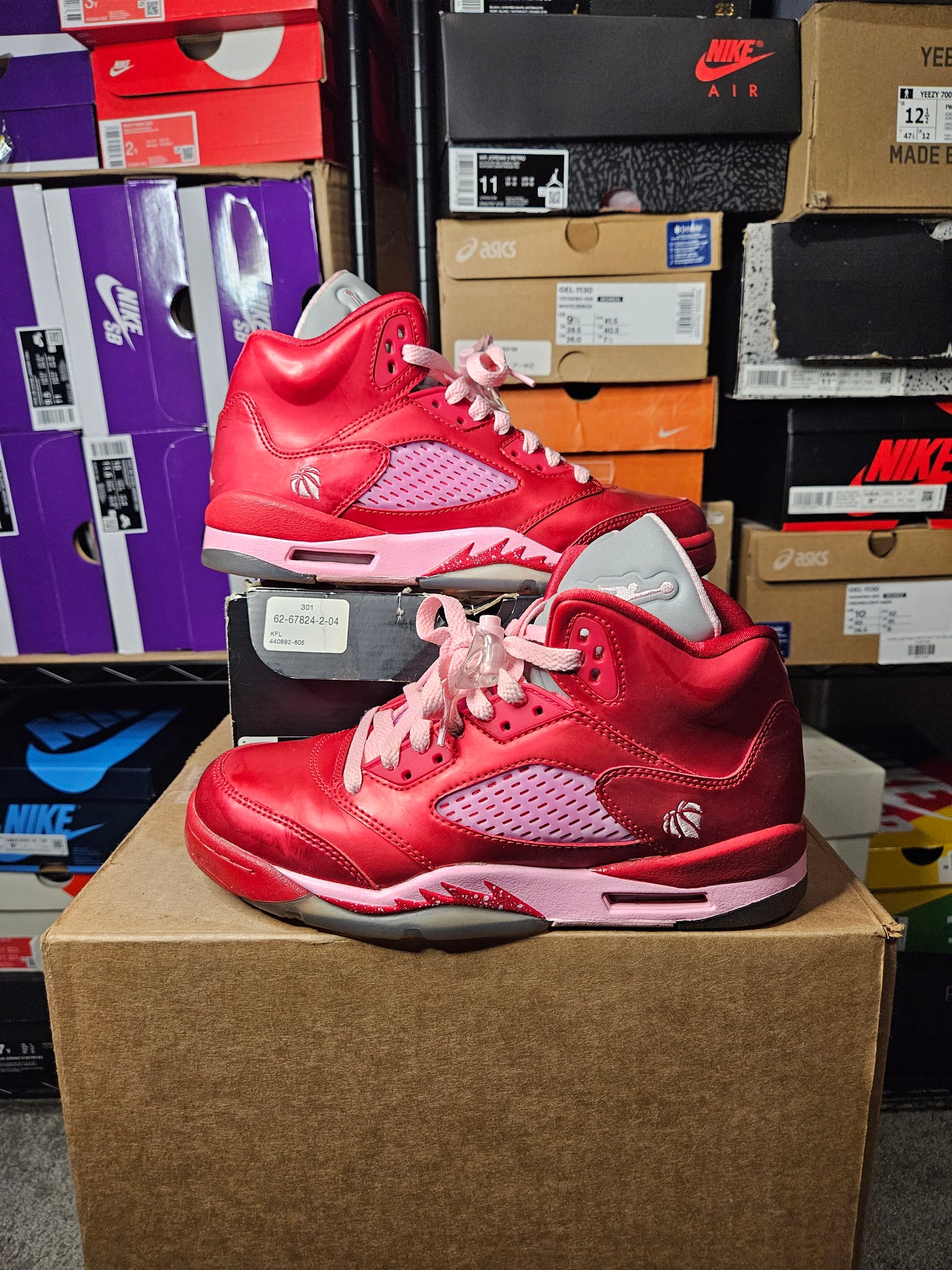 Size 6 - AJ 5 Retro 2013 Valentines Day