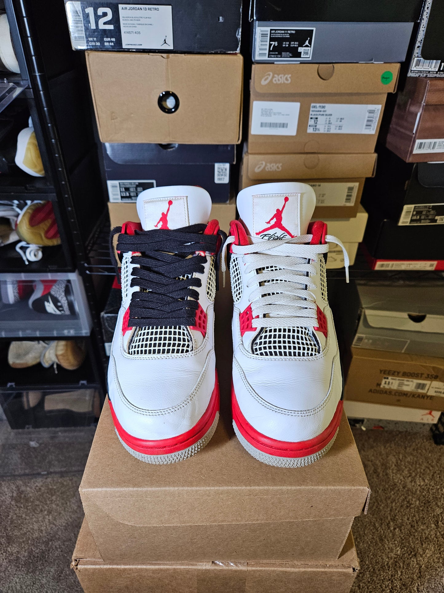 Size 10 - AJ 4 Fire Red