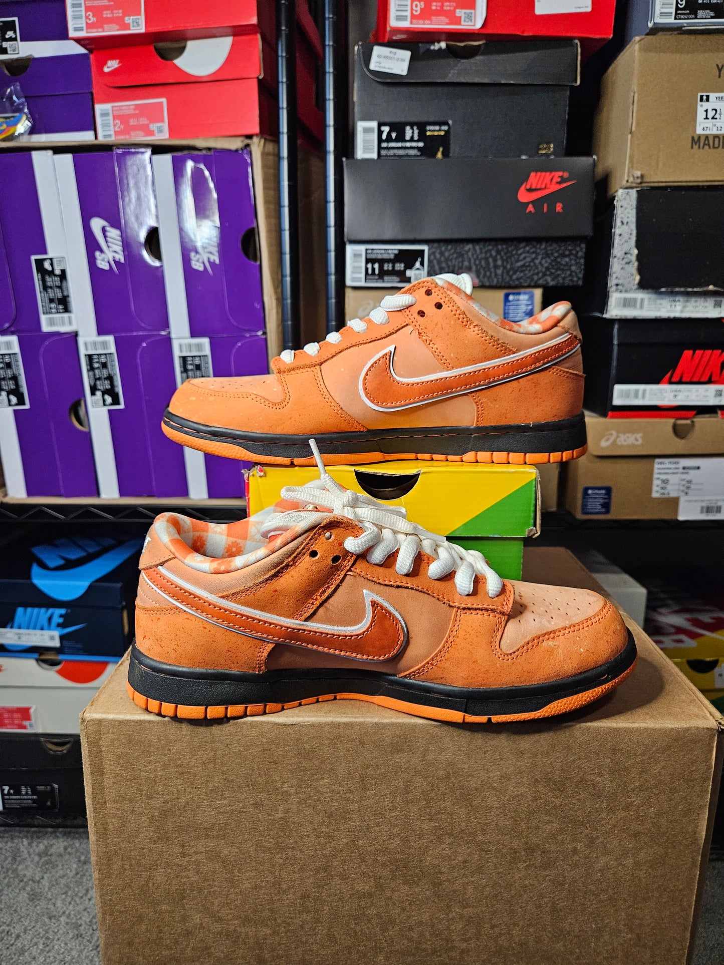 Size 7.5 - Dunk Low SB x Concepts Orange Lobster