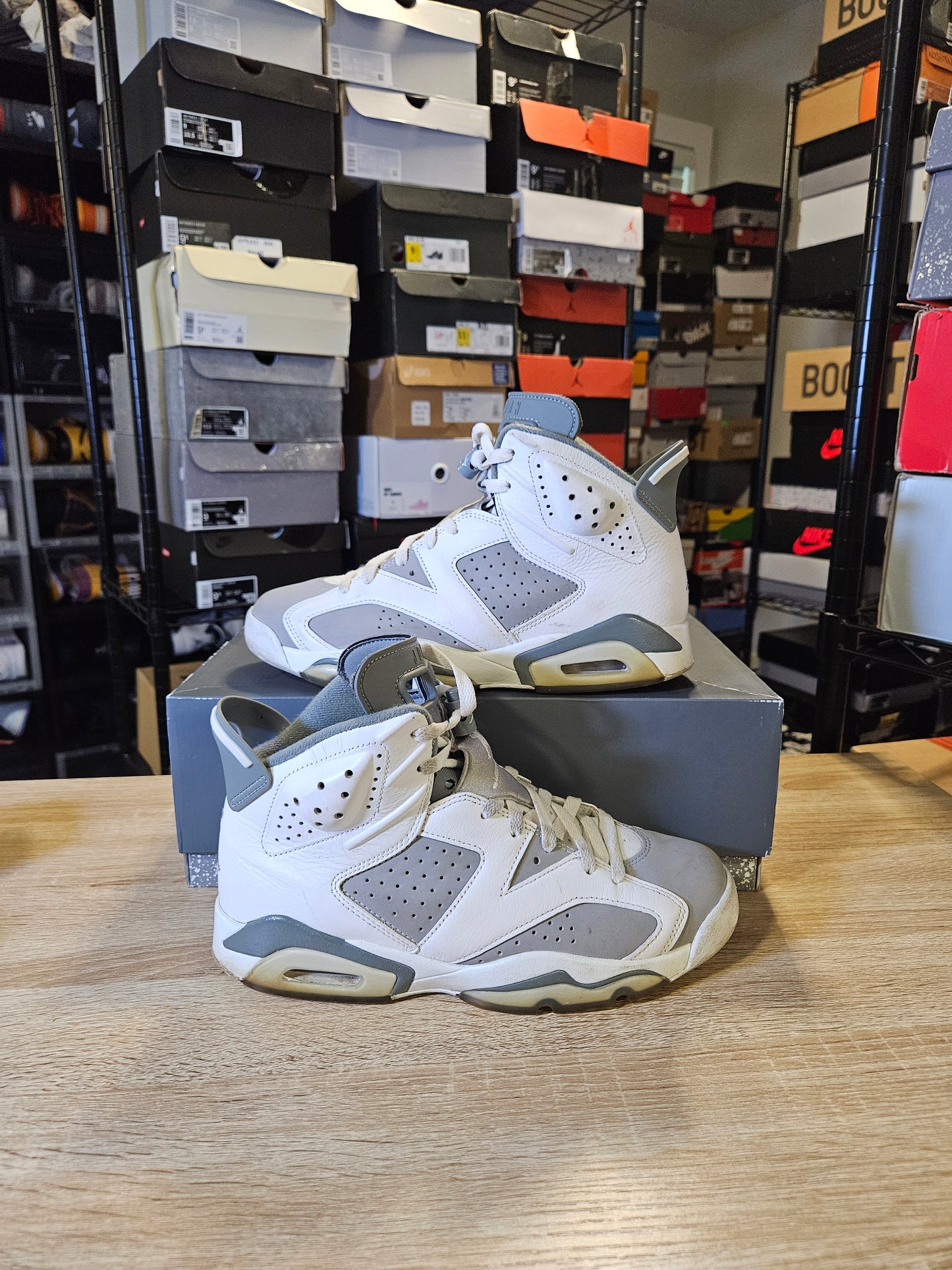 Size 8.5 - AJ 6 Retro Low Cool Grey