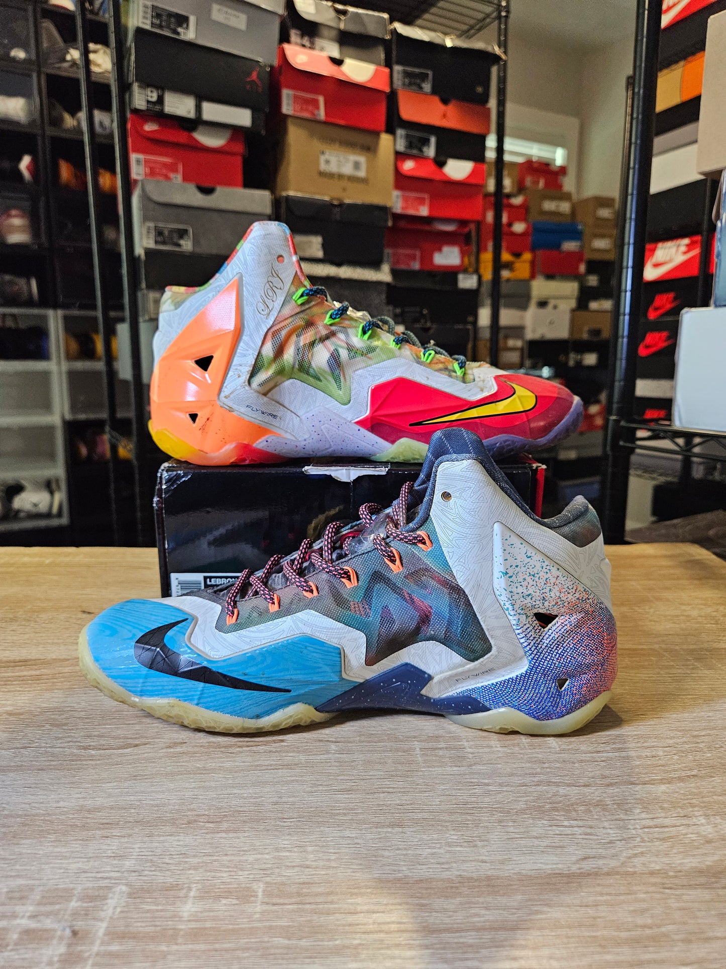 Size 9 - LeBron 11 Premium What The LeBron