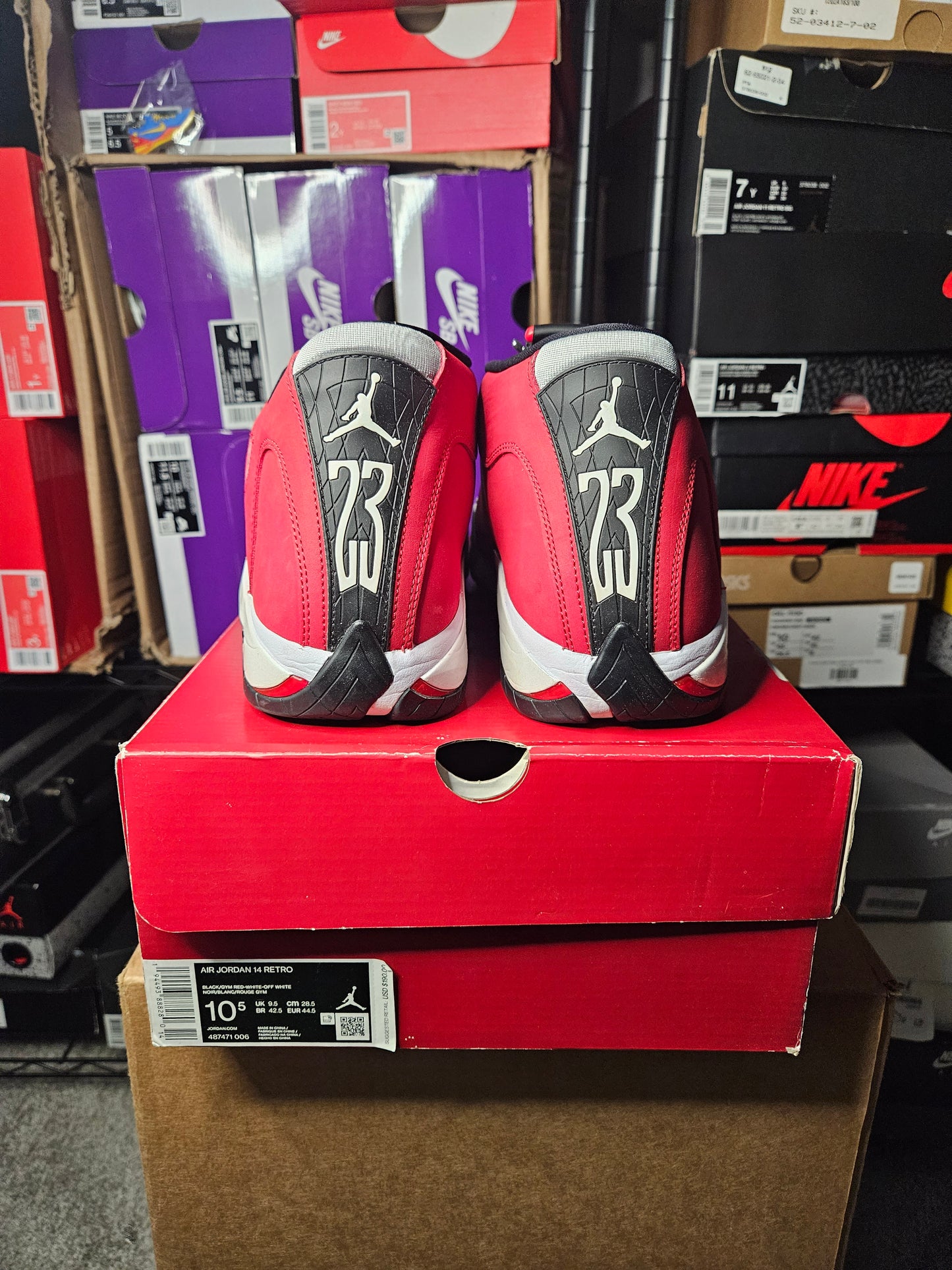 Size 10.5 - AJ 14 Retro Gym Red