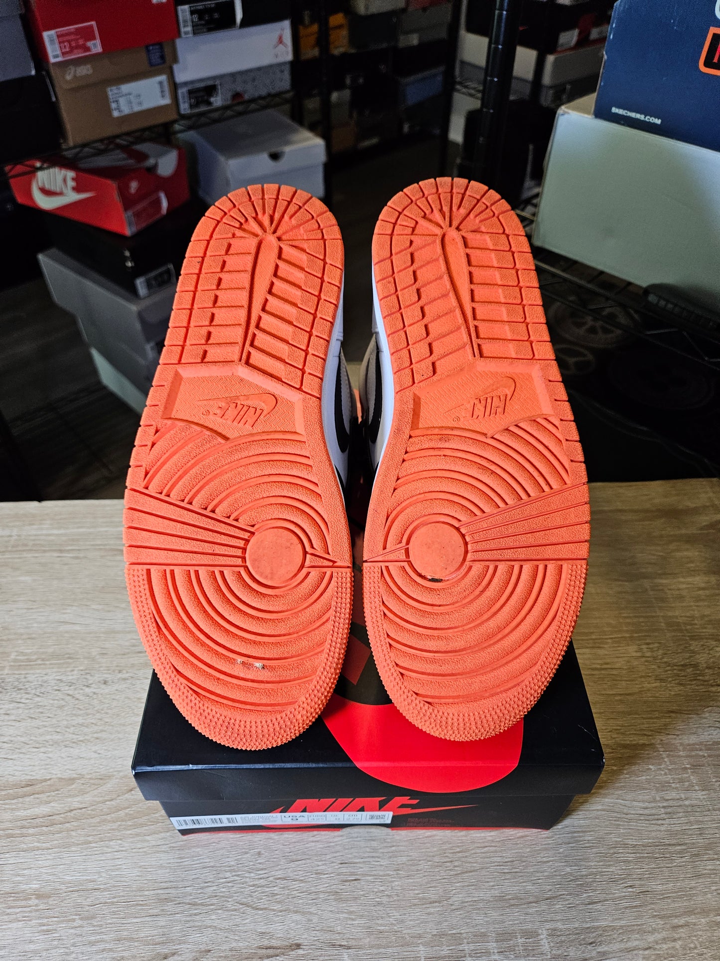 Size 9 - AJ 1 Retro High Electro Orange