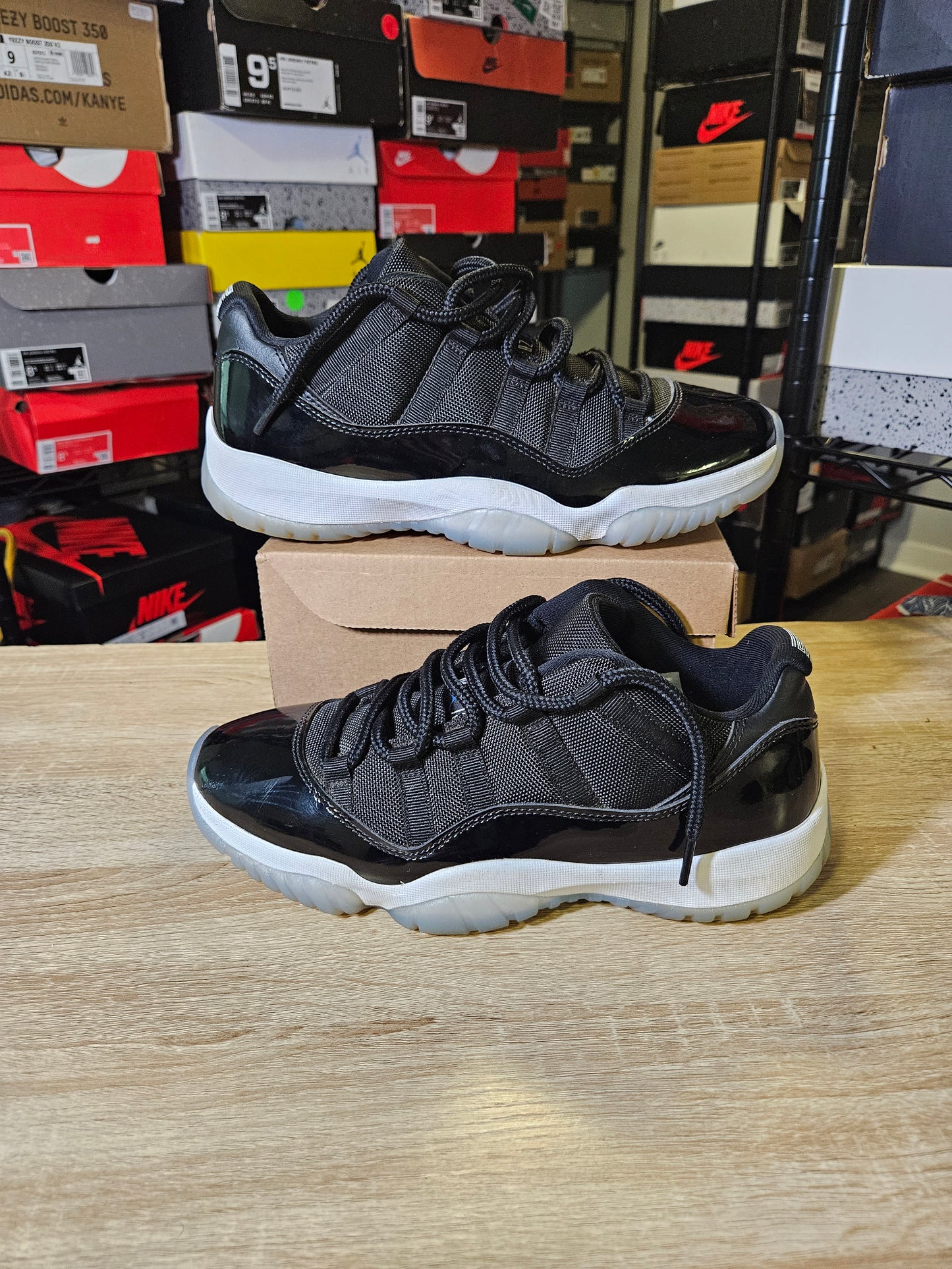 Size 9 - AJ 11 Retro Low Space Jam