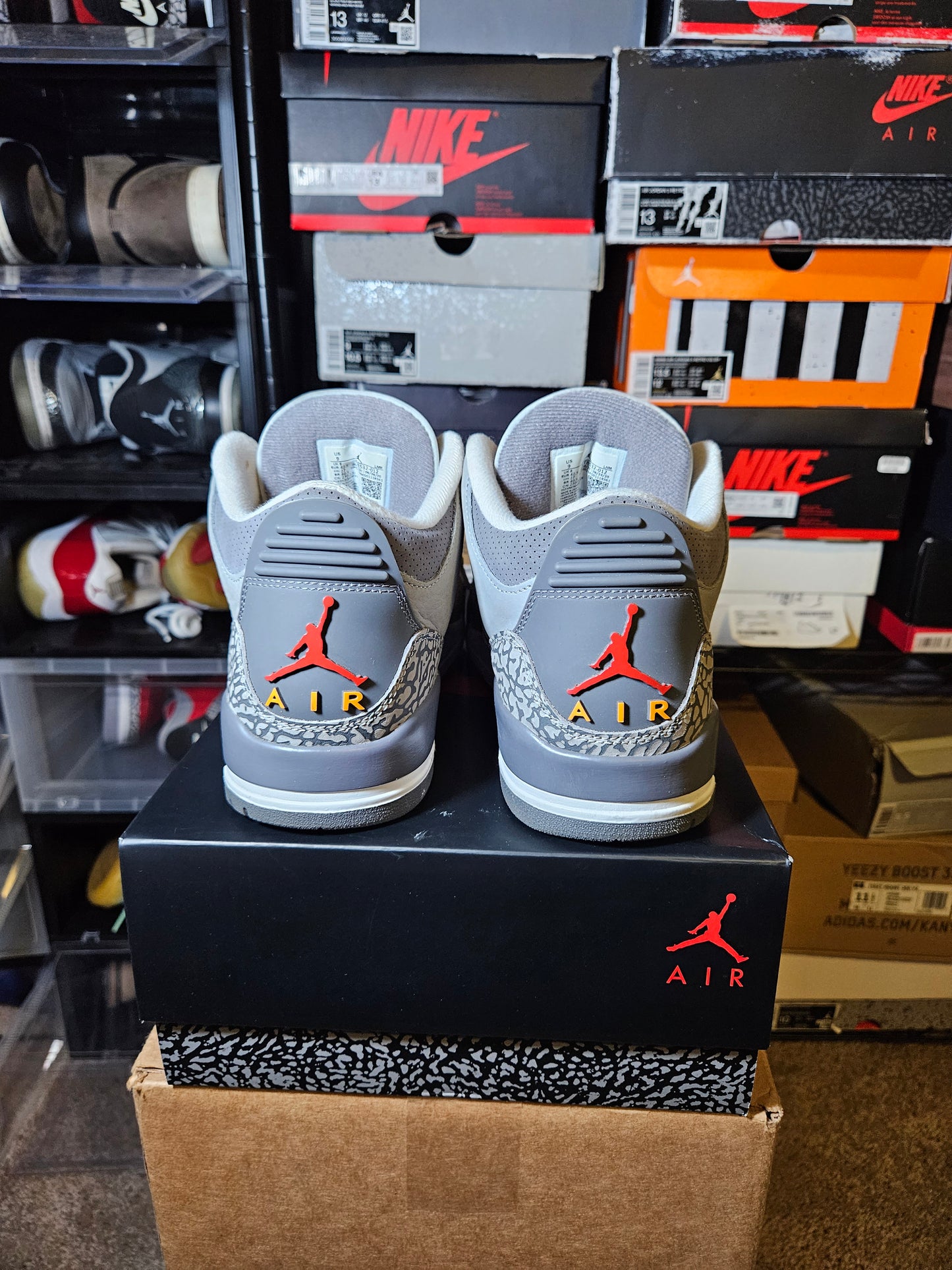 Size 9 - AJ 3 Retro Mid Cool Grey