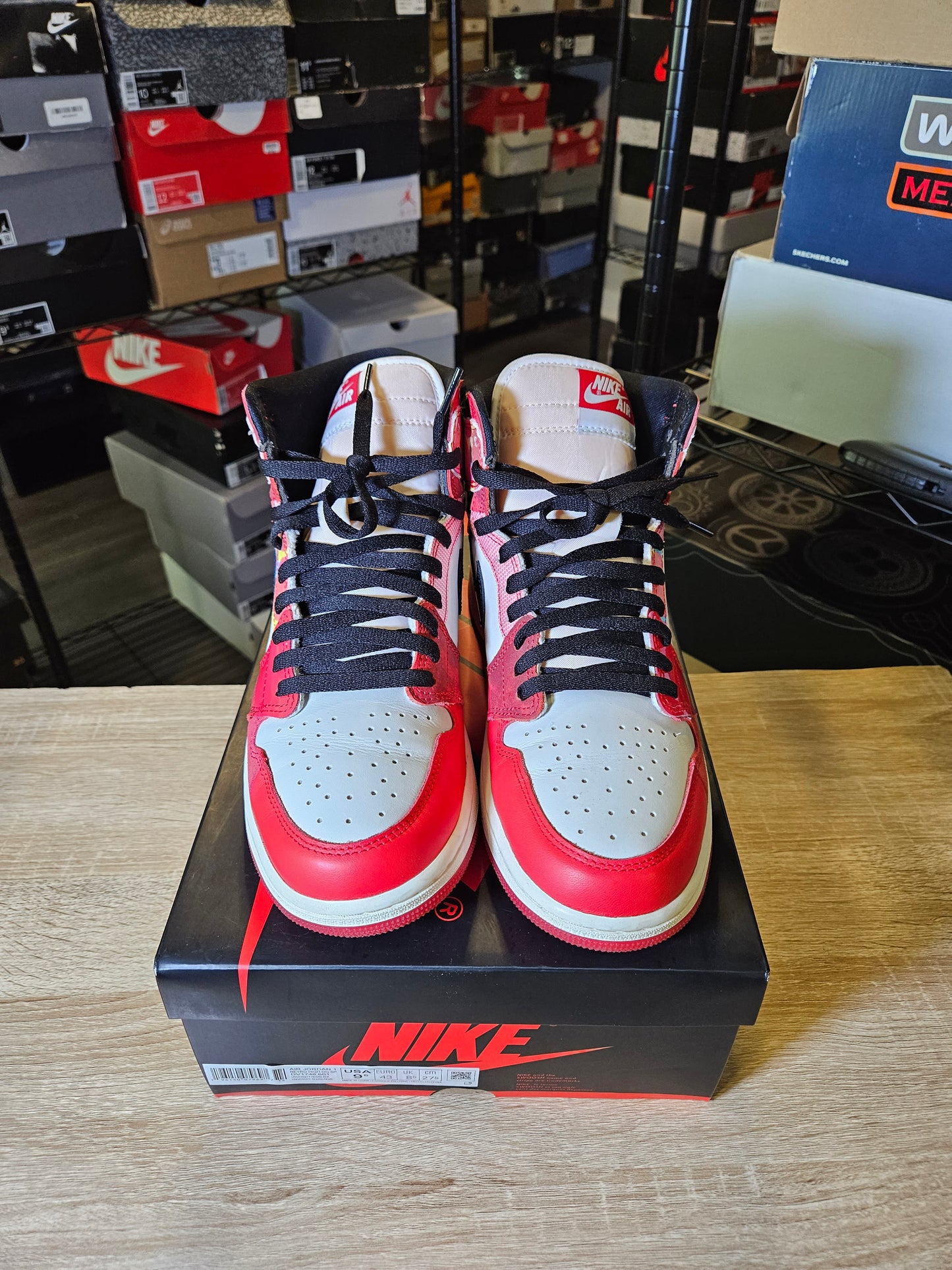 Size 9.5 - AJ 1 Retro OG x Marvel High Next Chapter