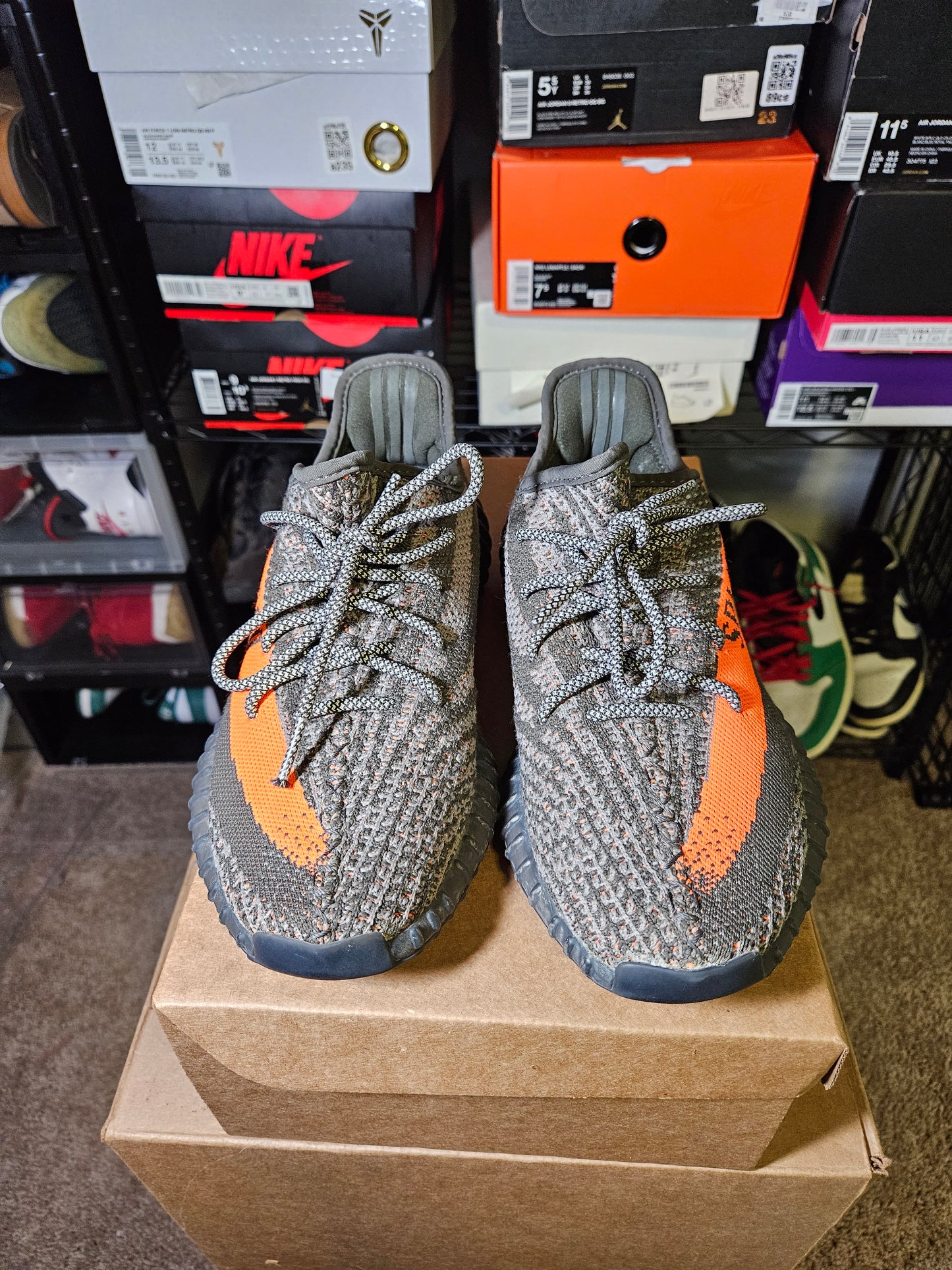 Size 8 - YZY 350 V2 Low Carbon Beluga