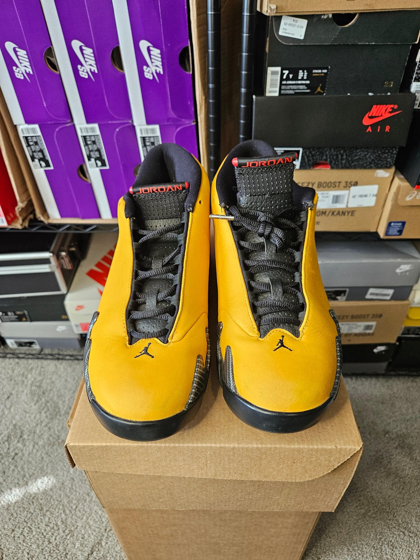 Size 9 - AJ 14 Retro Reverse Ferrari
