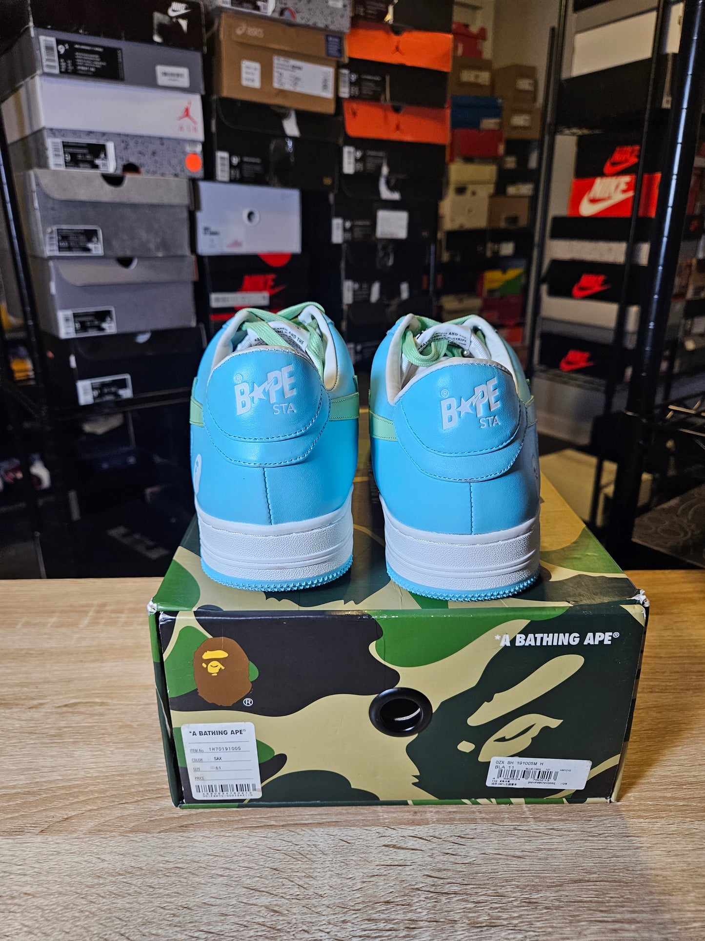 Size 11 - A Bathing Ape Bapesta Pastel Pack - Pink 2021