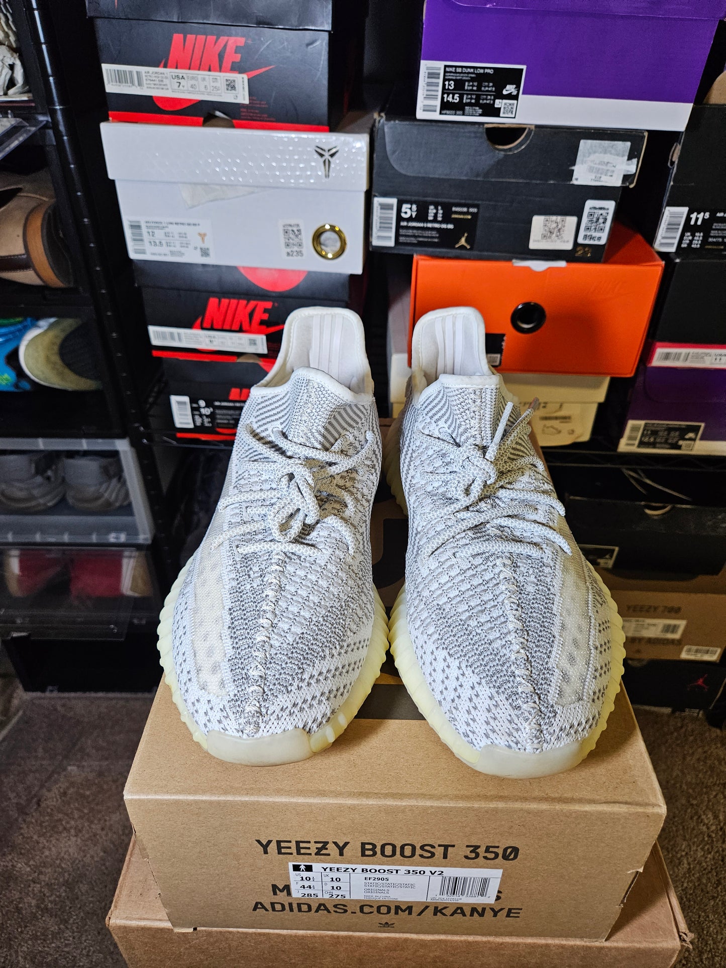 Size 10.5 - YZY Boost 350 V2 2018 Low Static Non-Reflective