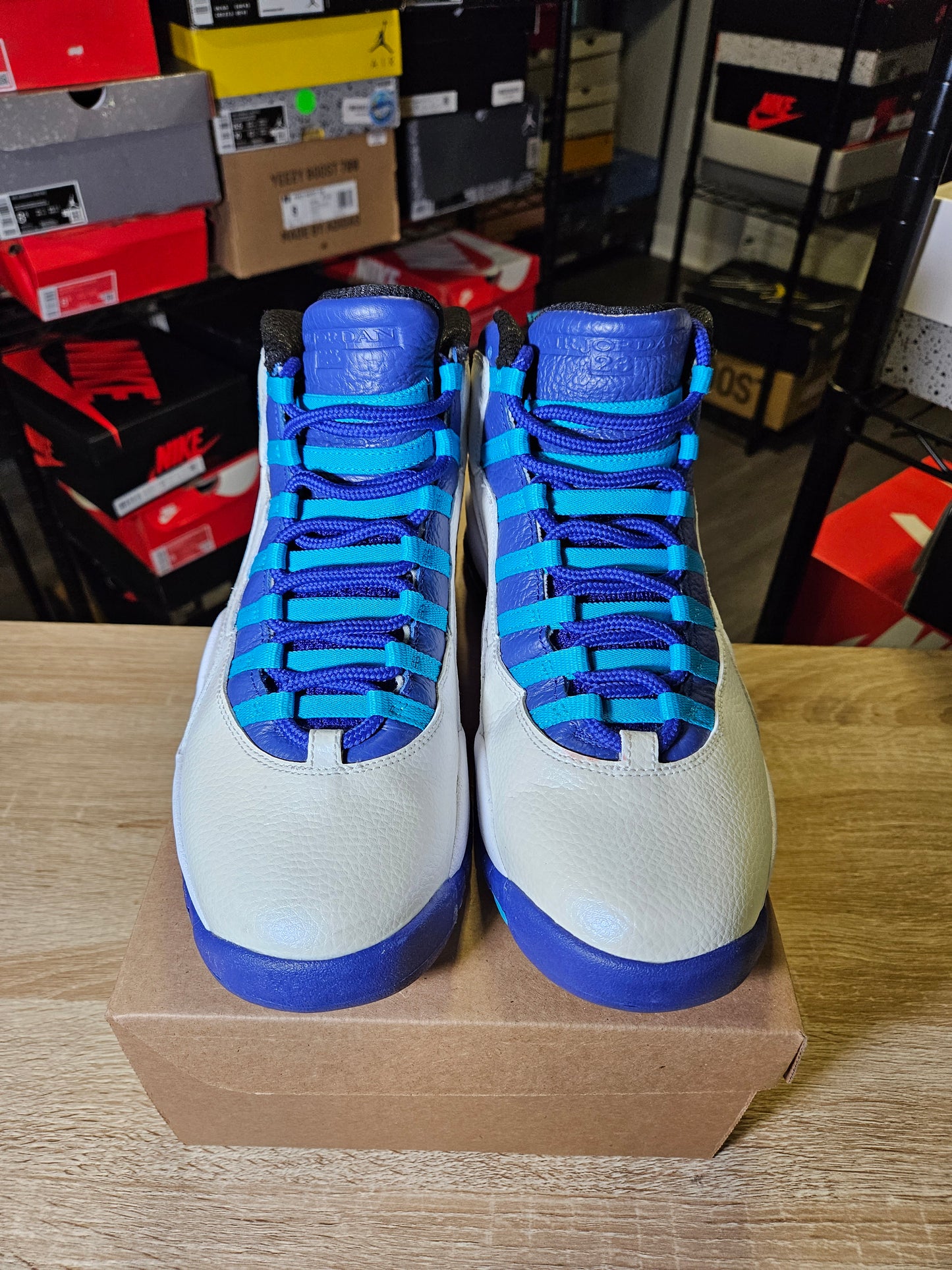 Size 10 - AJ 10 Retro Charlotte Hornets