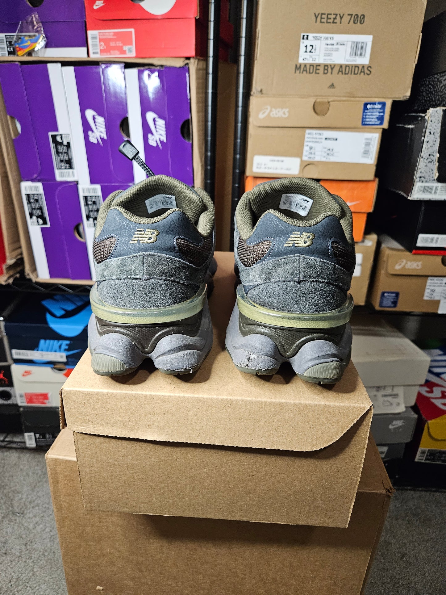 Size 10 - New Balance 9060 Blacktop Dark Moss