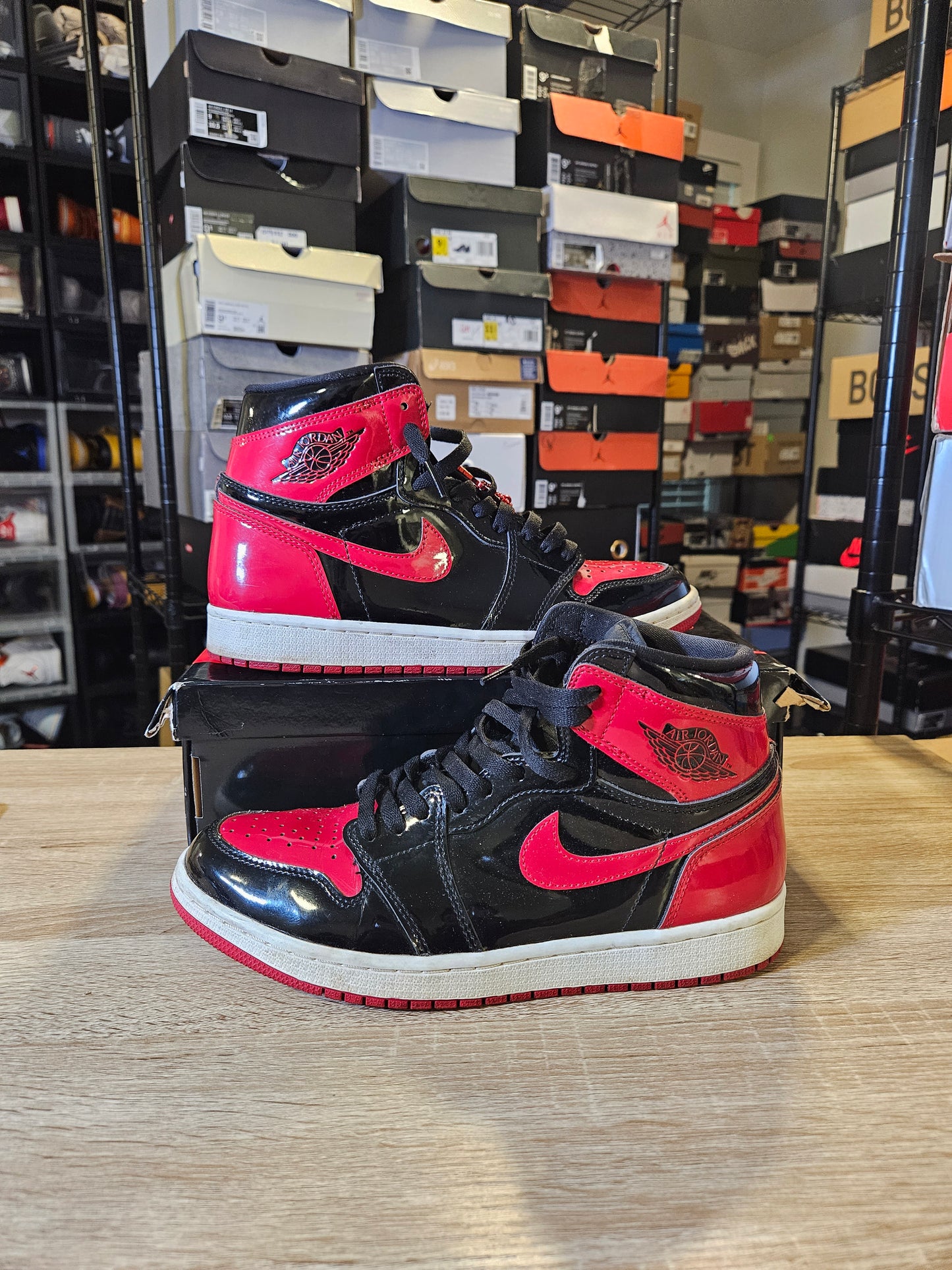 Size 9.5 - AJ 1 Retro OG High Patent Bred