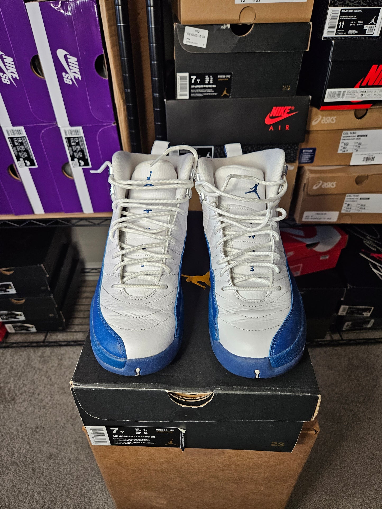 Size 7 - AJ 12 Retro French Blue 2016