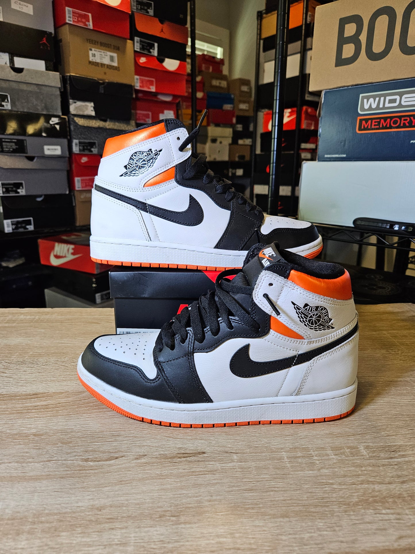 Size 9 - AJ 1 Retro High Electro Orange