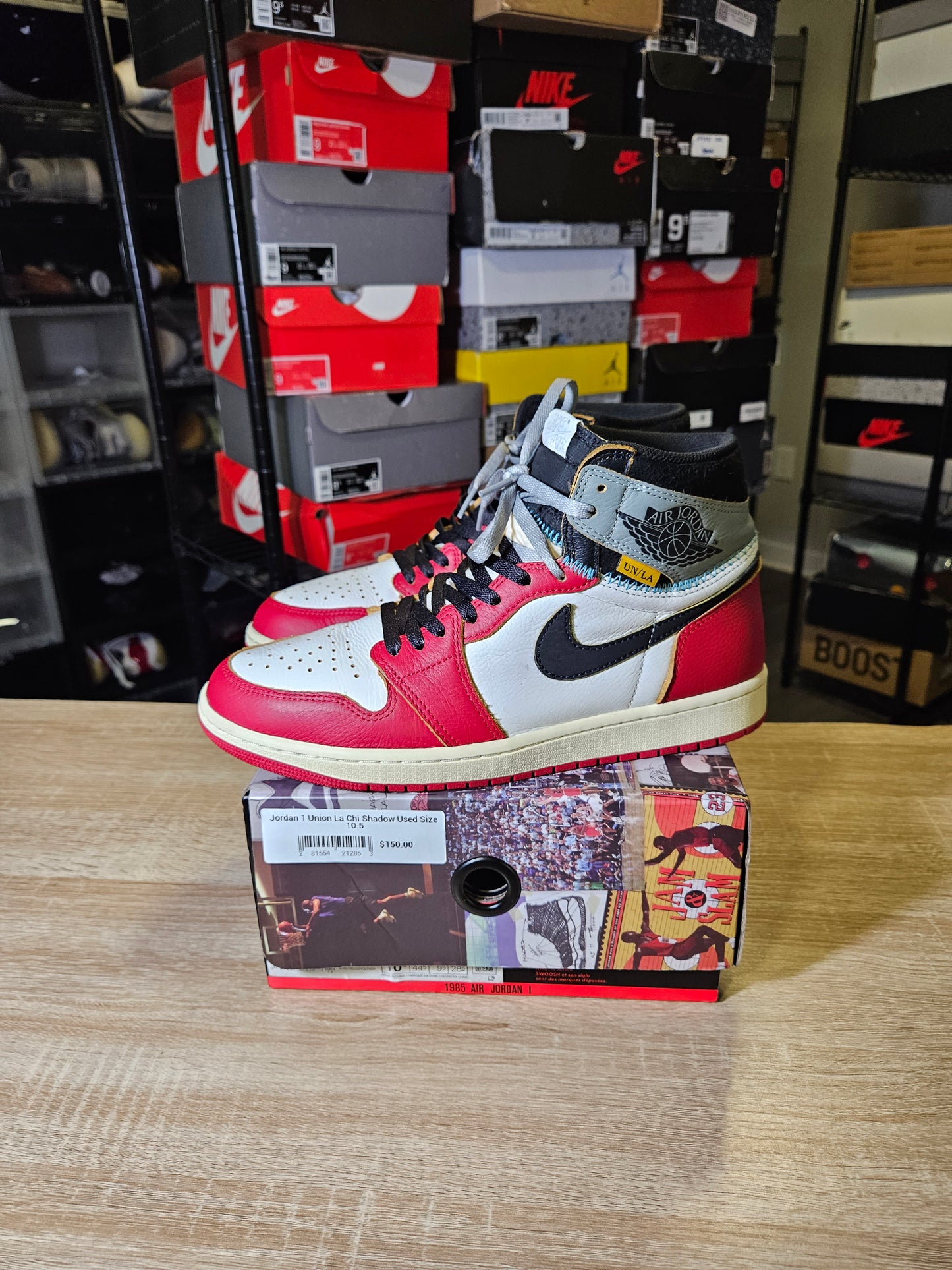 Size 10.5 - Union LA x Air Jordan 1 Retro OG SP High Chicago Shadow