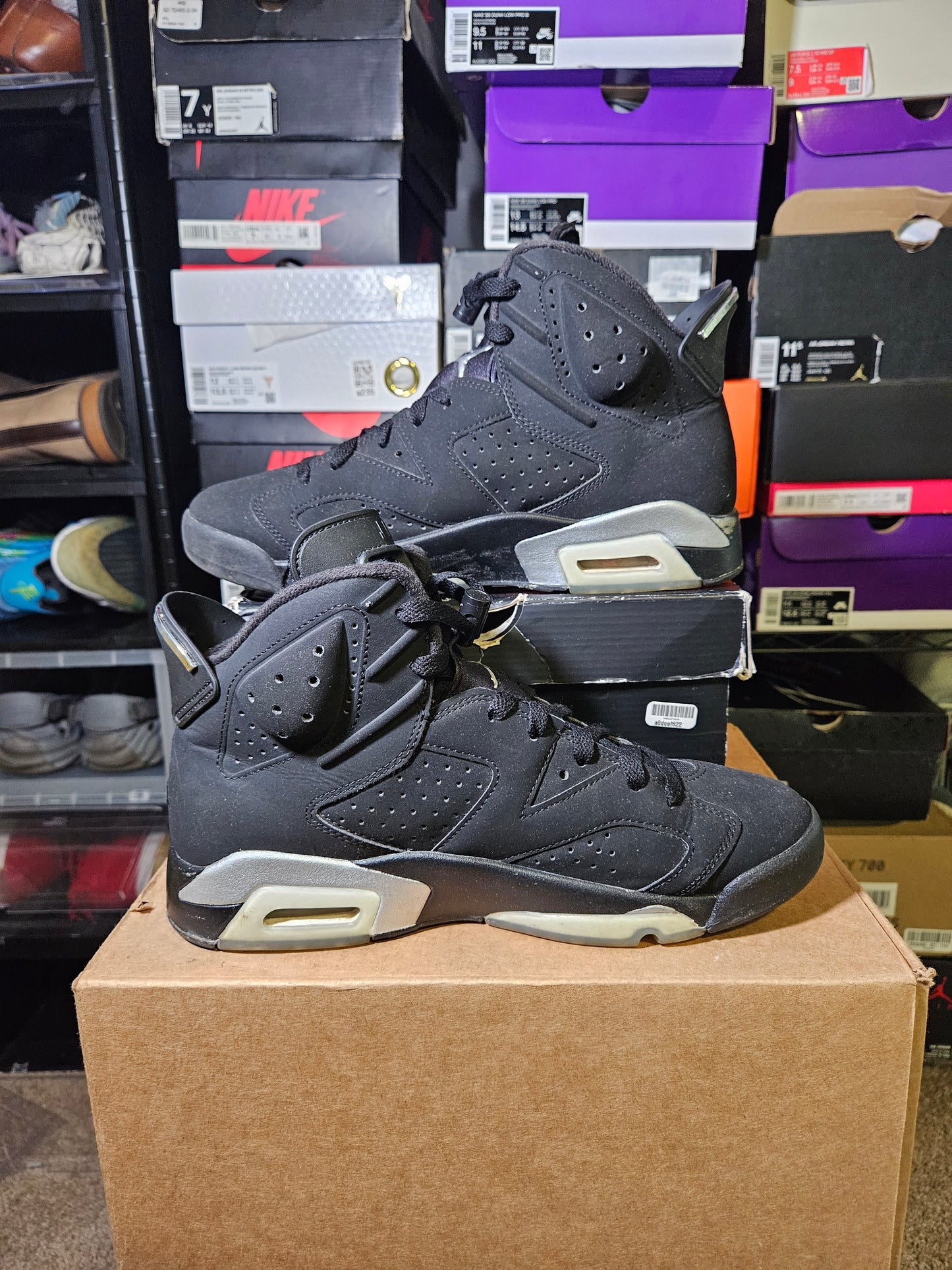 Size 9 - AJ 6 Retro Mid Chrome