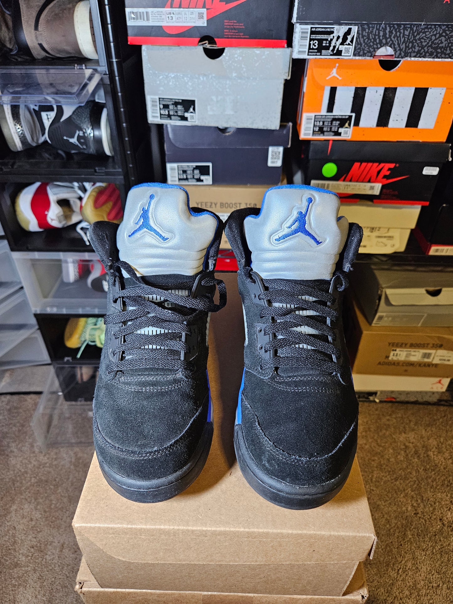 Size 9 - AJ 5 Retro Mid Racer Blue