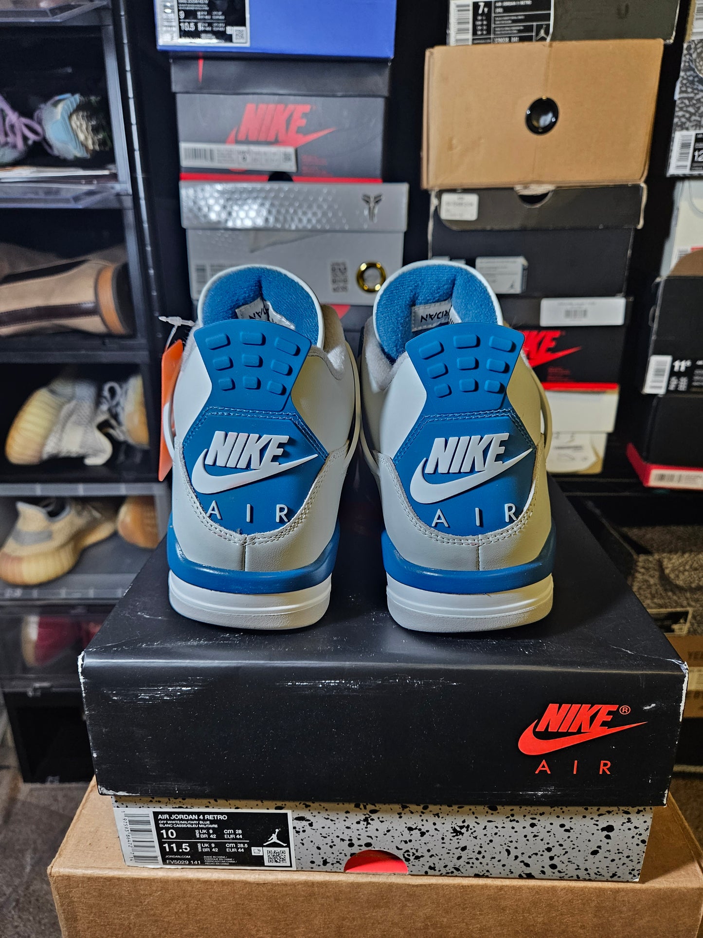 Size 10 - AJ 4 Retro 2024 Military Blue