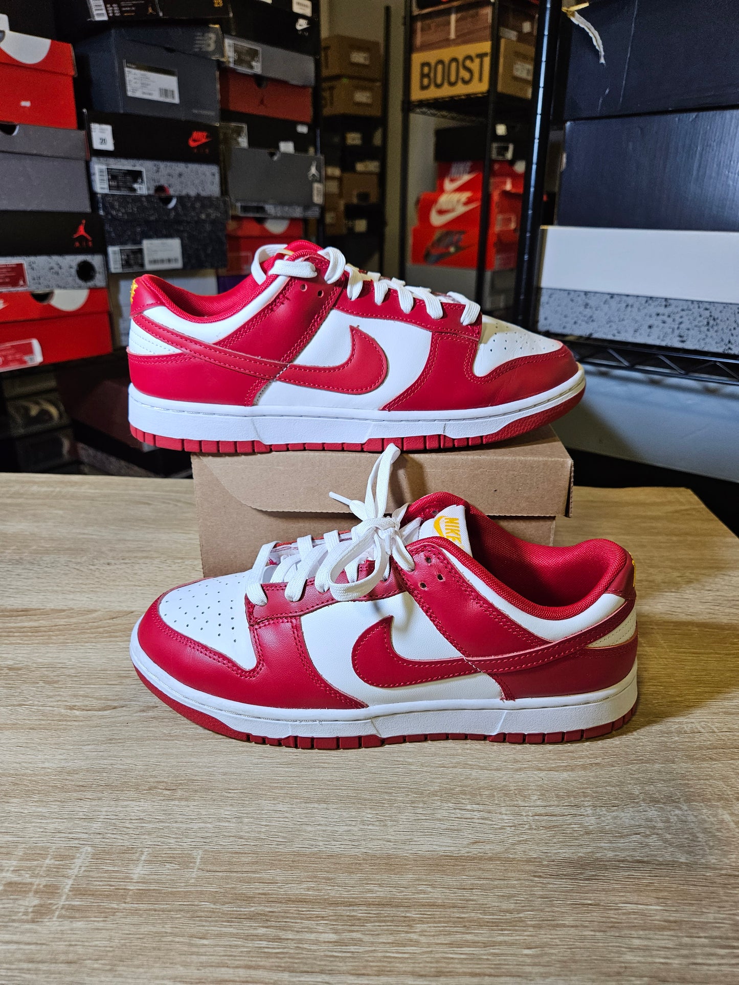 Size 9.5 - Dunk Low Gym Red