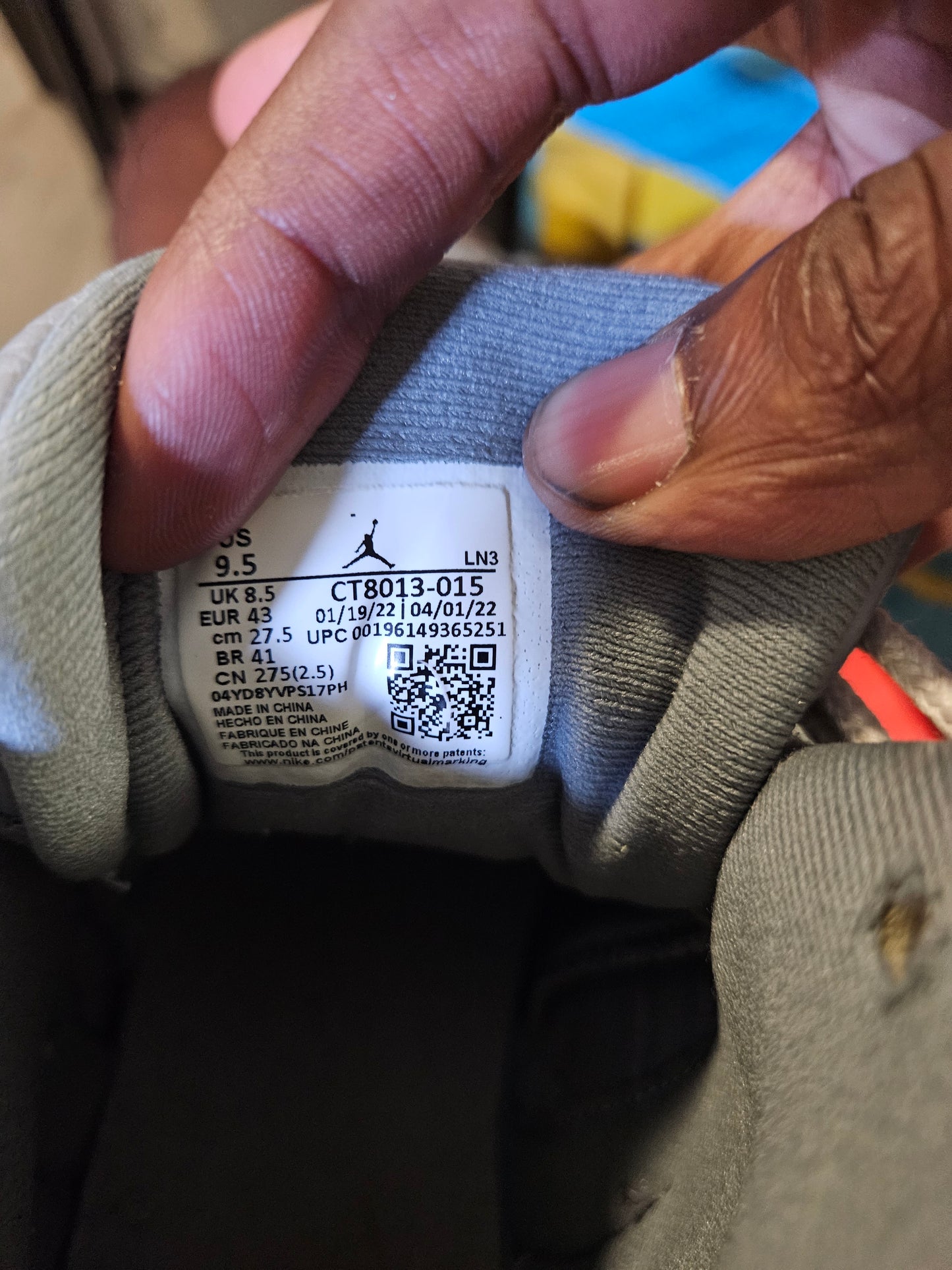 Size 9.5 - AJ 12 Stealth 2022