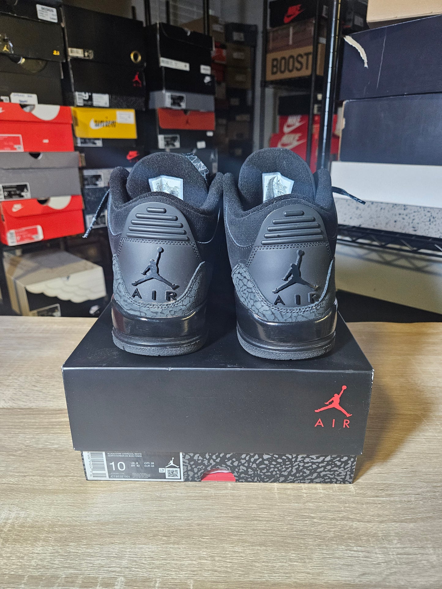 Size 10 - AJ 3 Retro 2025 Black Cat