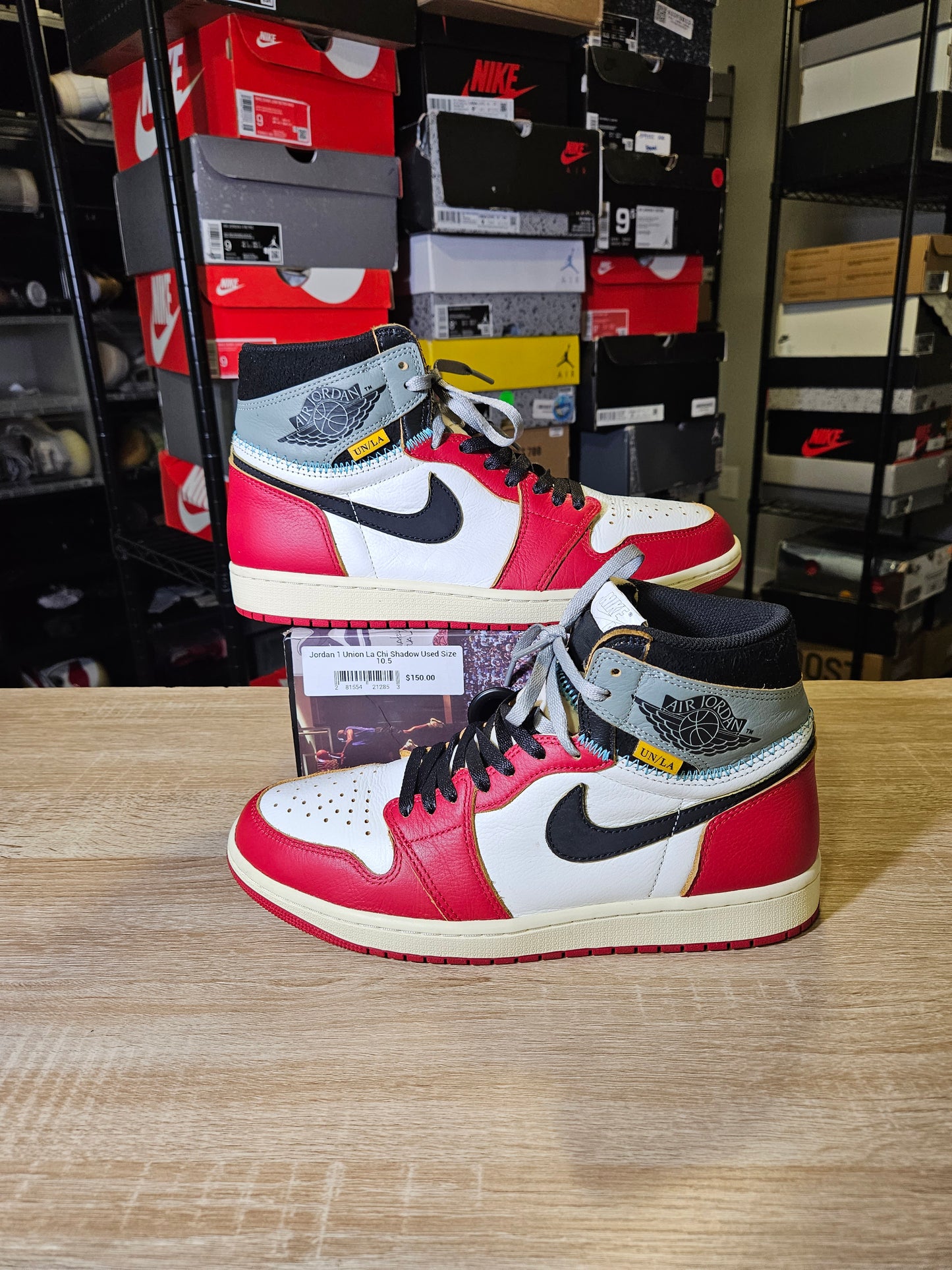 Size 10.5 - Union LA x Air Jordan 1 Retro OG SP High Chicago Shadow