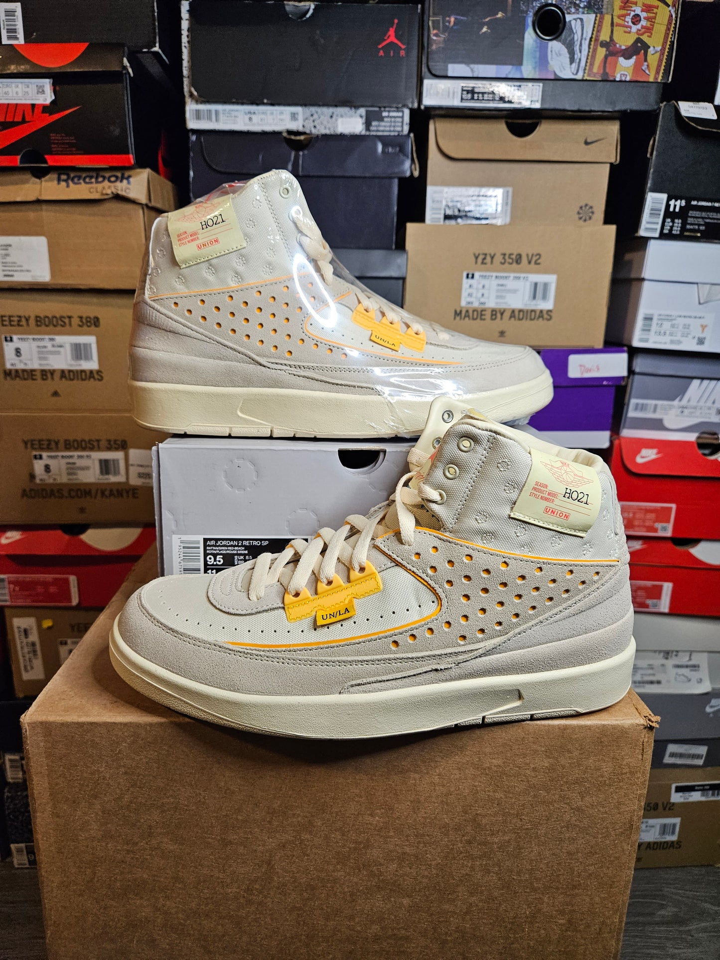 Size 9.5 - Union LA x AJ 2 Retro SP Rattan