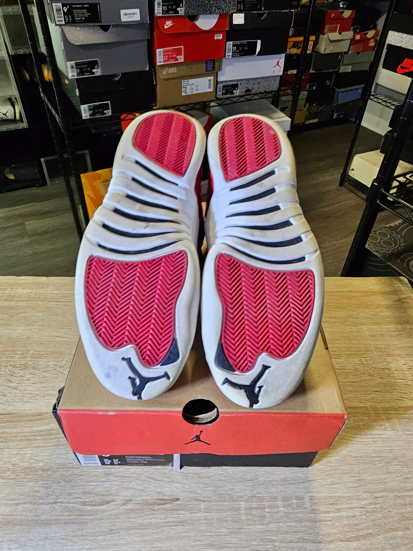 Size 9.5 - AJ 12 Retro Gym Red