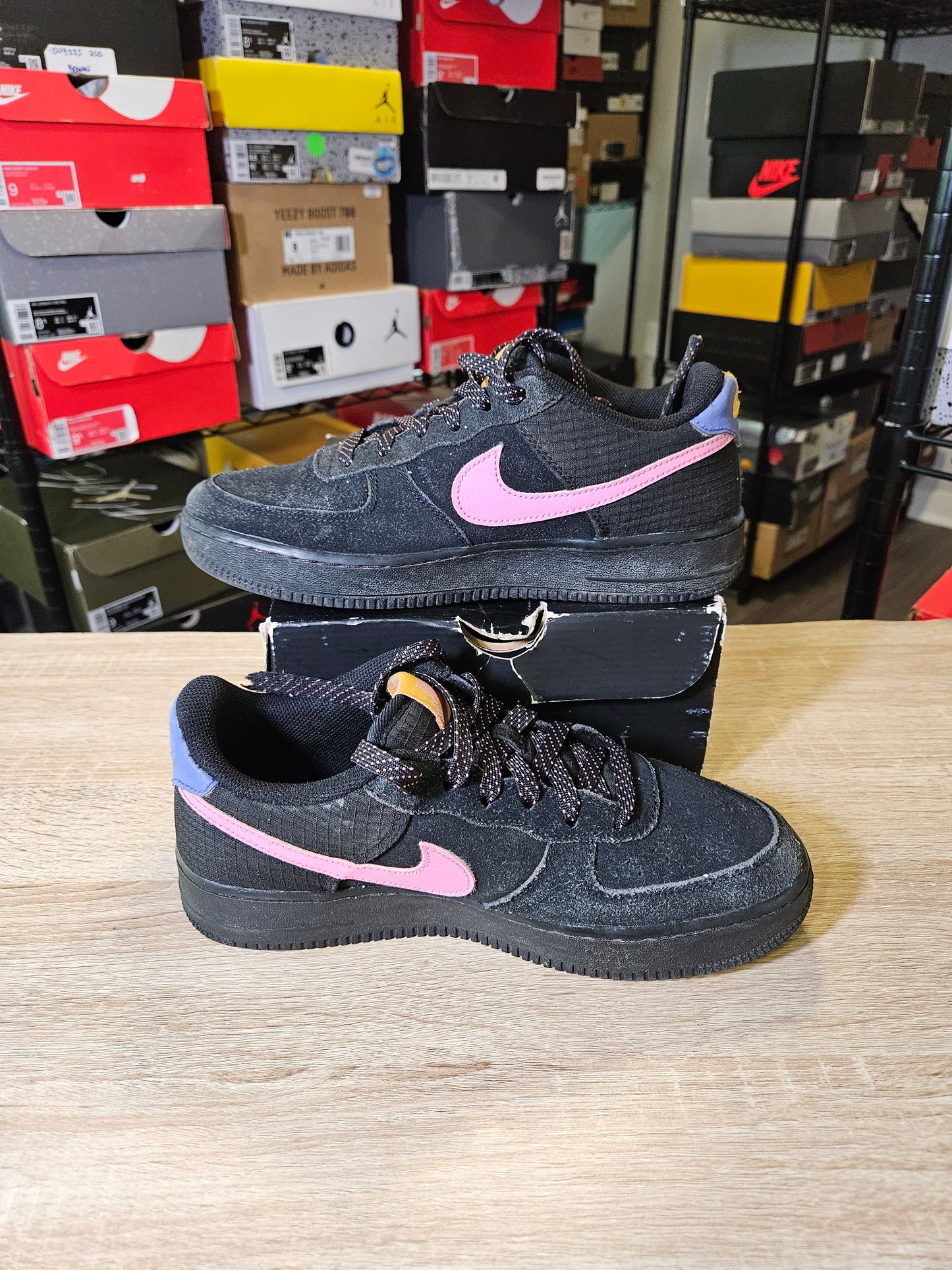 Size 6.5 - Air Force 1 Low Black ACG