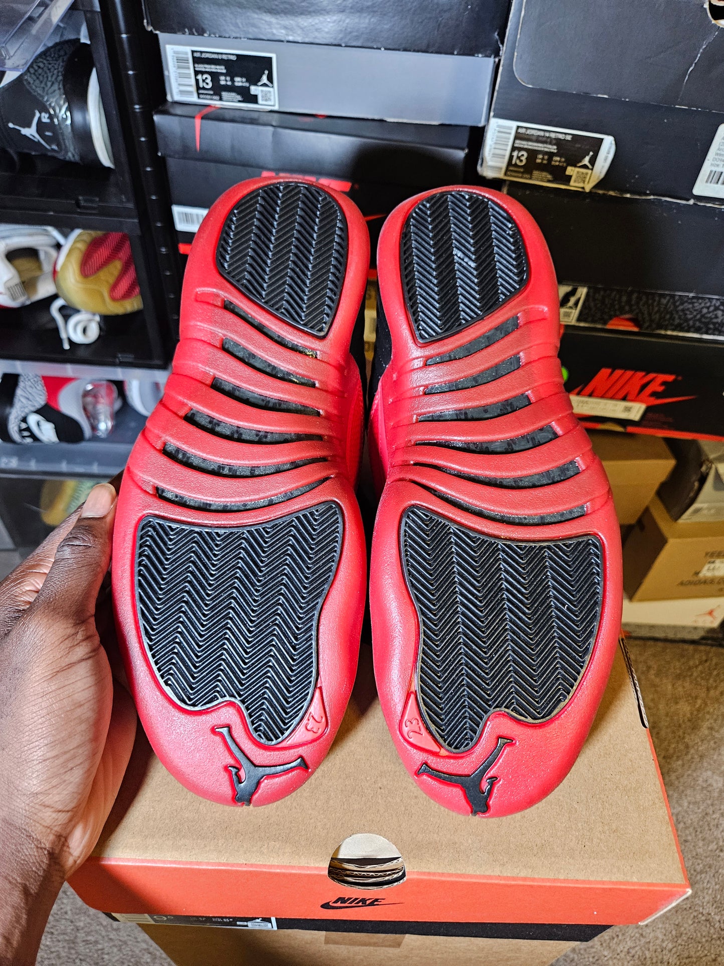 Size 9.5 - AJ 12 Flu Game