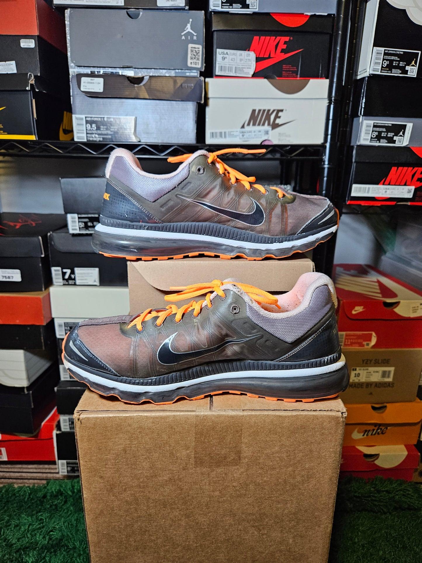 Size 12 - Air Max+ 2009 Black Orange
