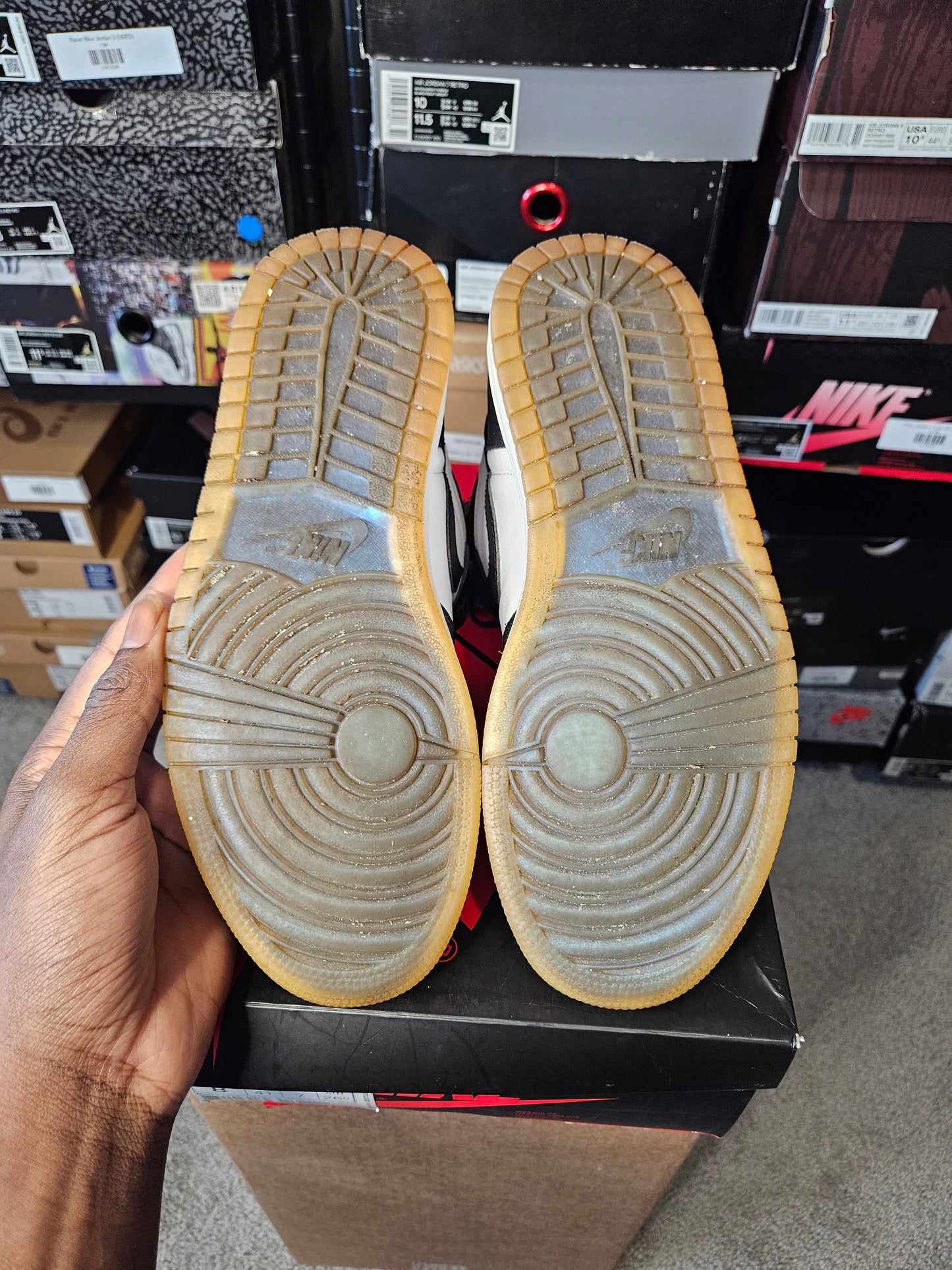 Size 8 - AJ 1 Retro OG High All Star - Chameleon