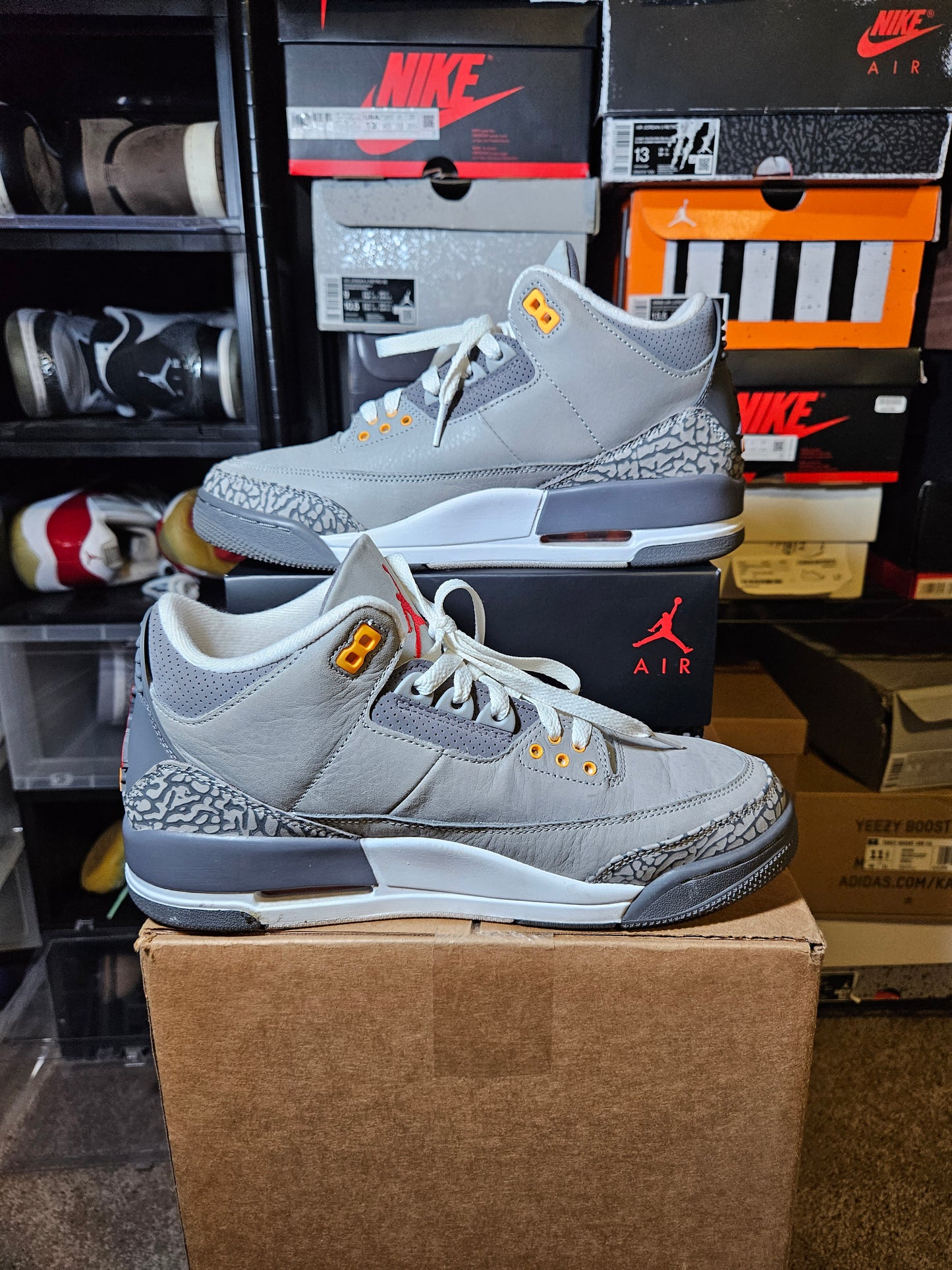Size 9 - AJ 3 Retro Mid Cool Grey