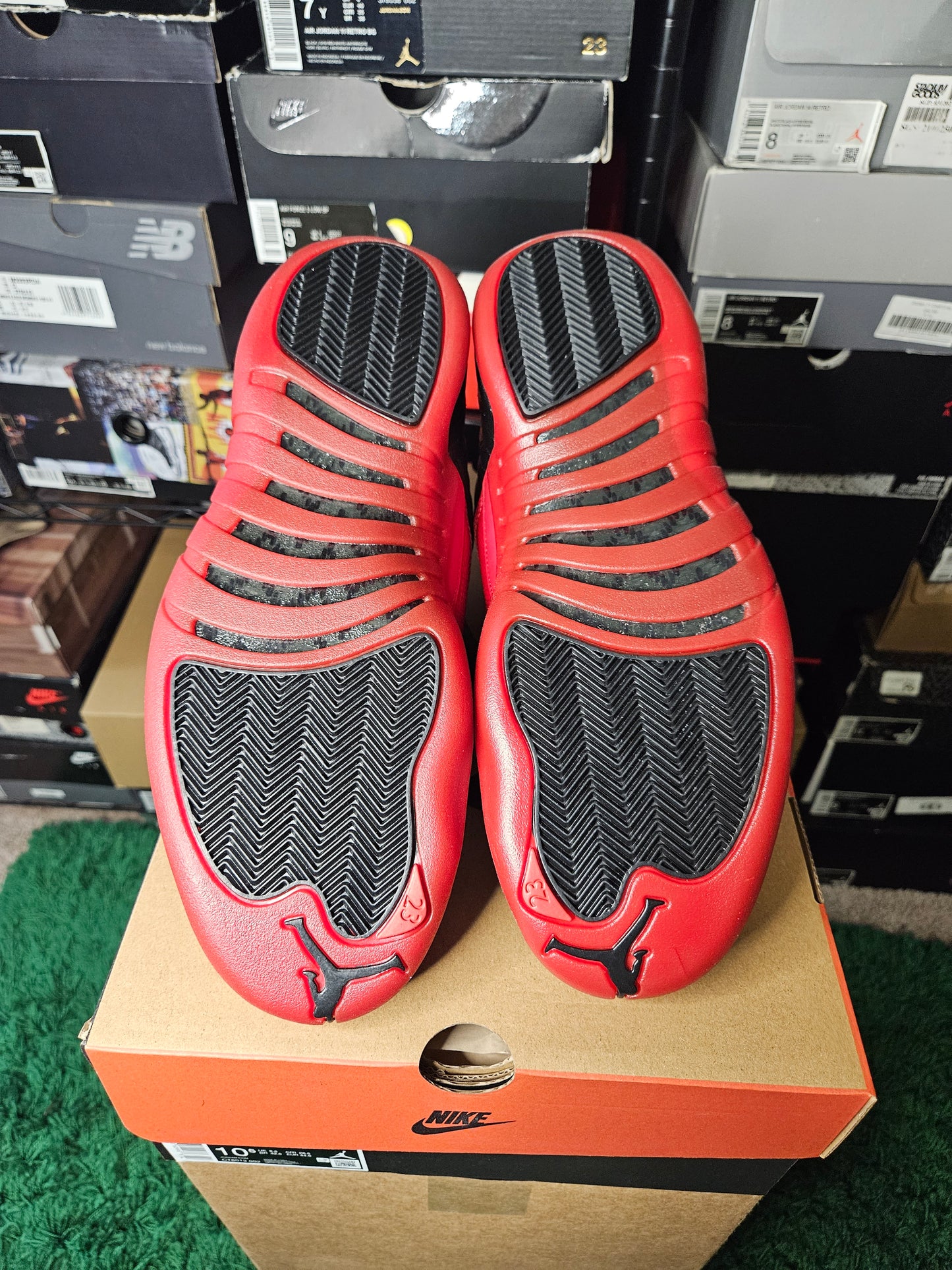 Size 9.5 - AJ 12 Flu Game