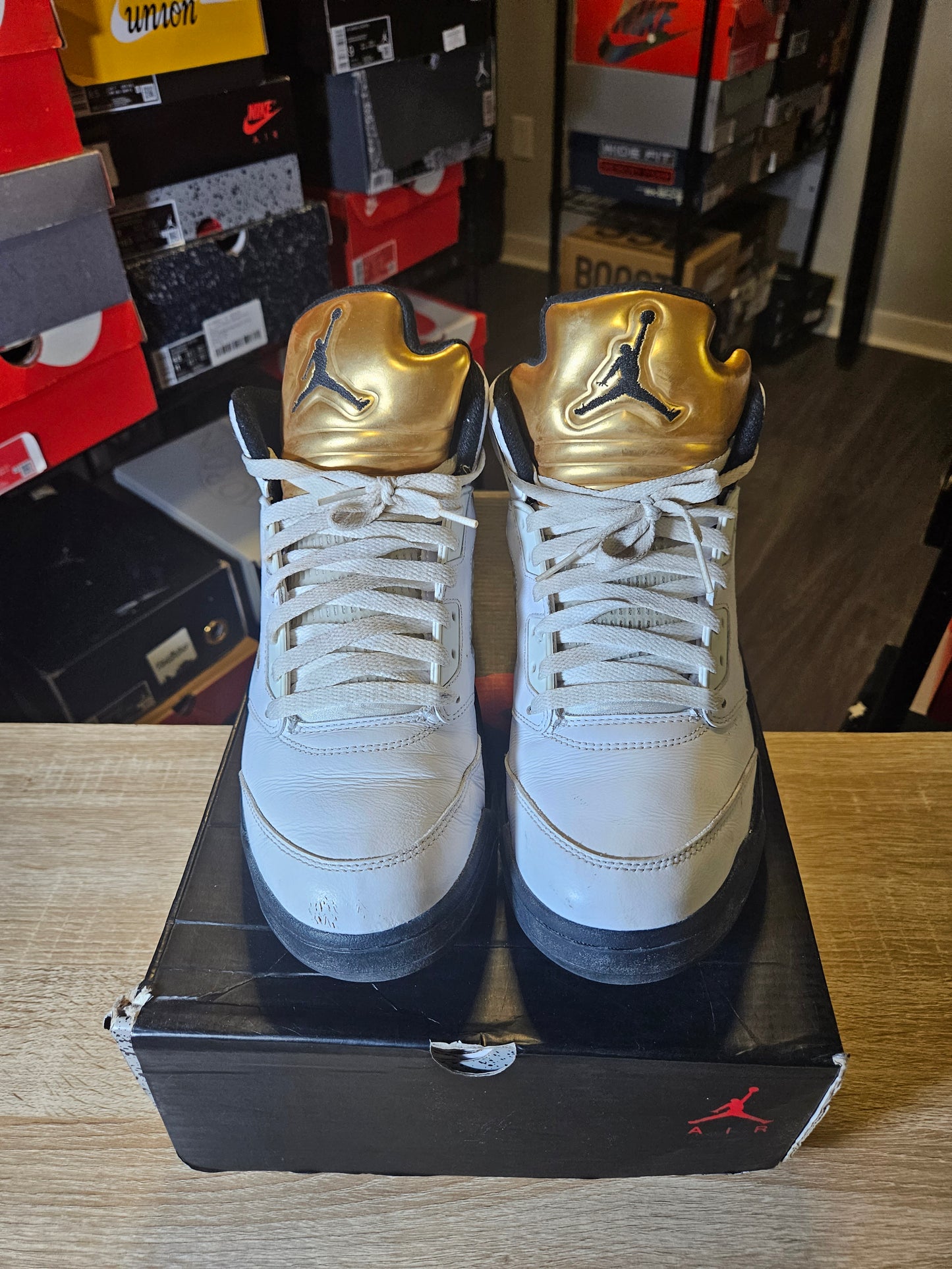 Size 9.5 - AJ 5 Retro Olympic