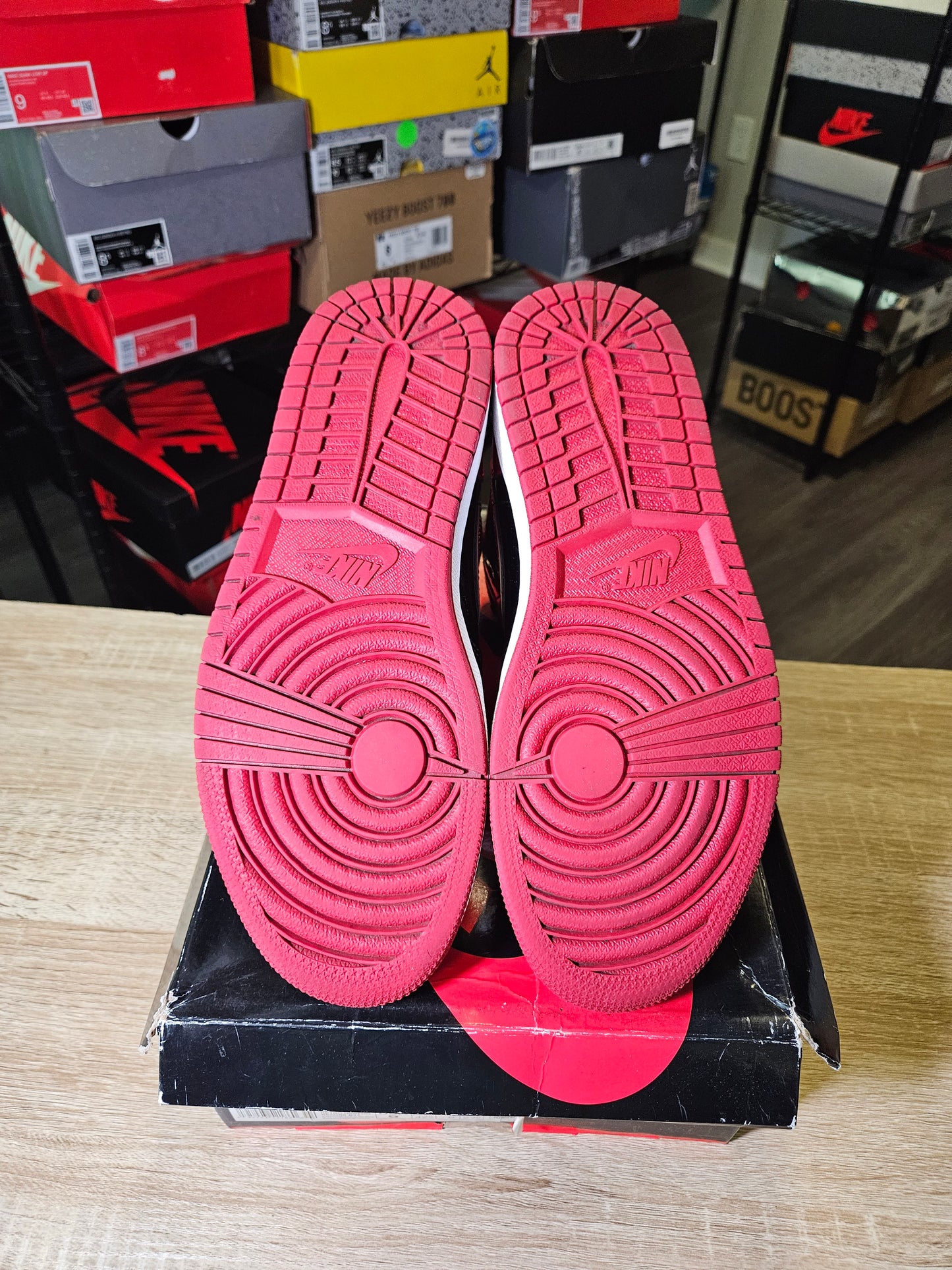 Size 9 - AJ 1 Retro OG High Patent Bred