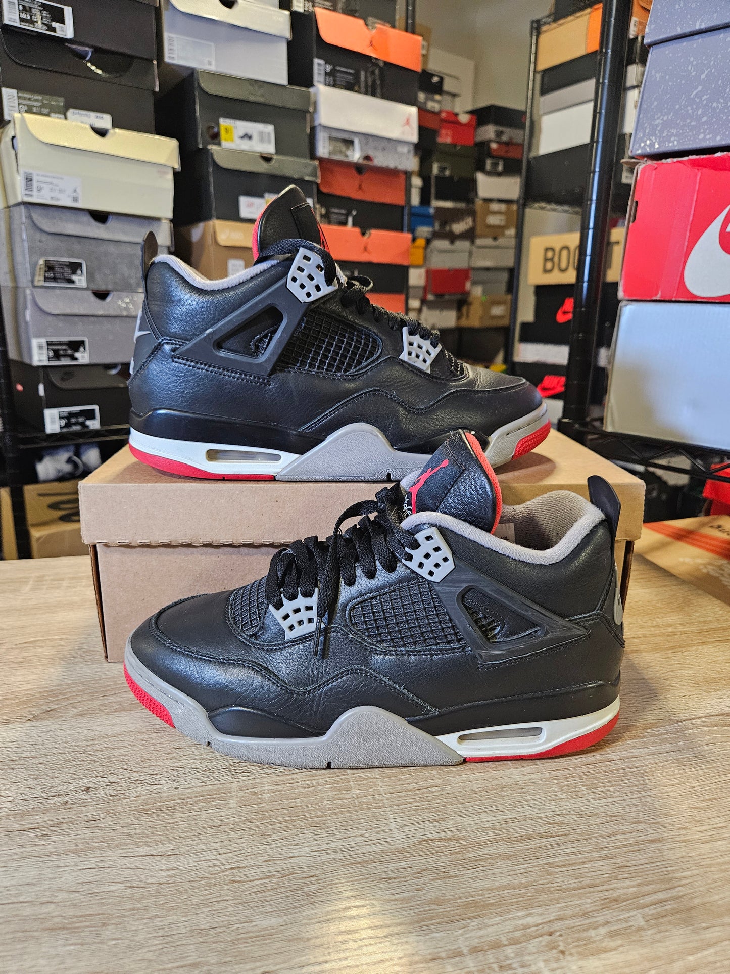 Size 9 - AJ 4 Retro Bred Reimagined