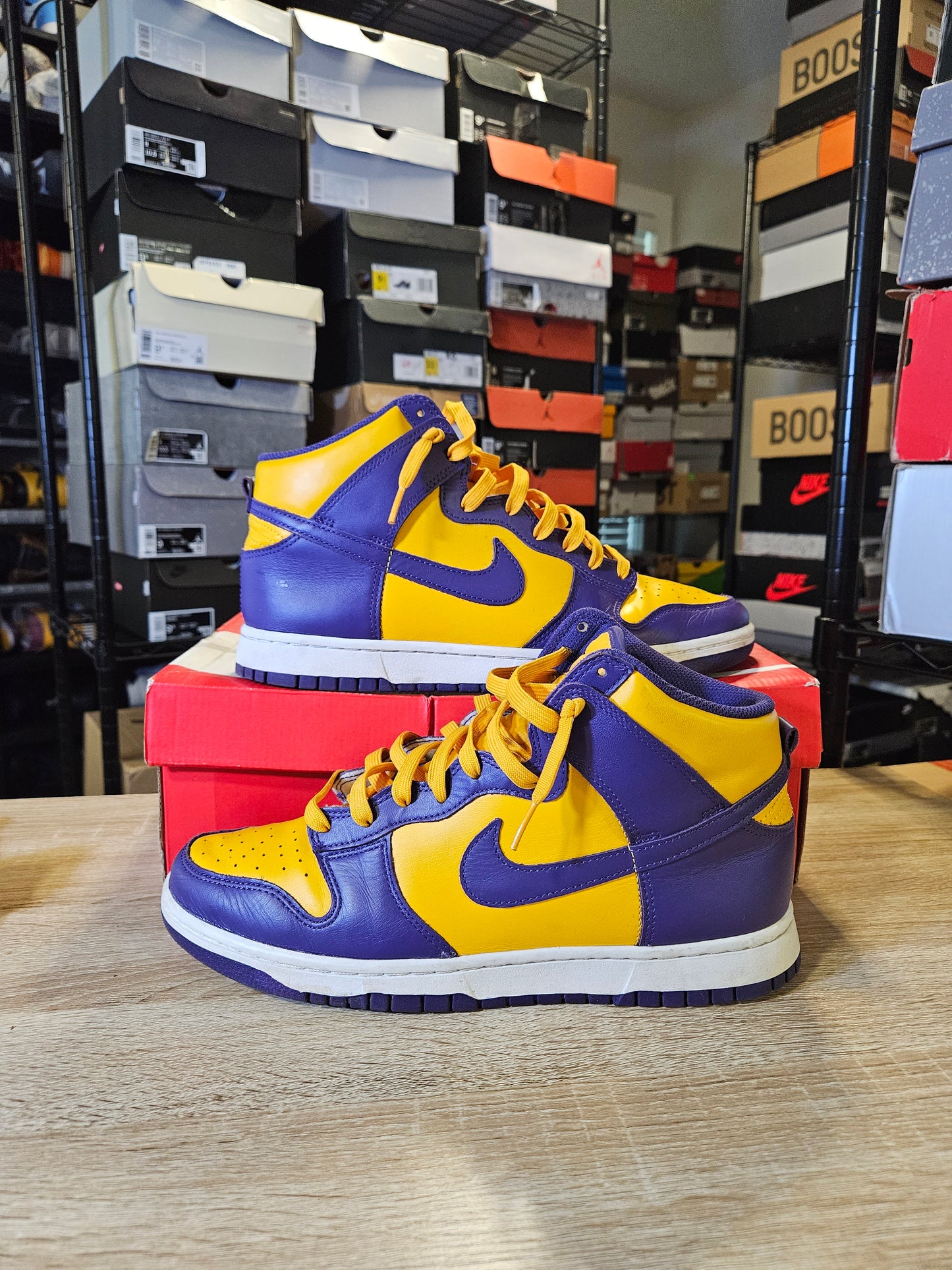 Size 10.5 - Dunk High Lakers