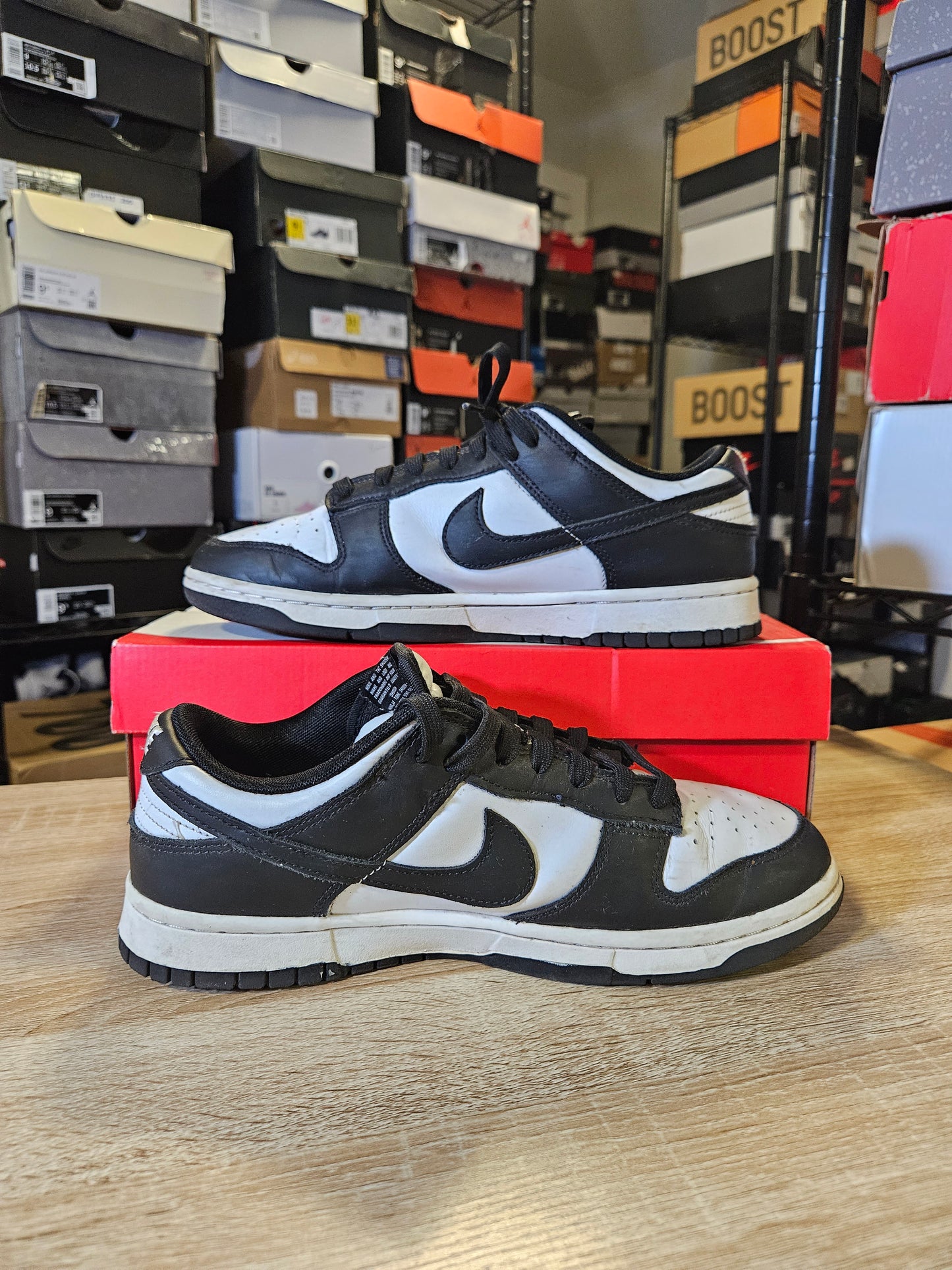 Size 9 - Dunk Low Black White