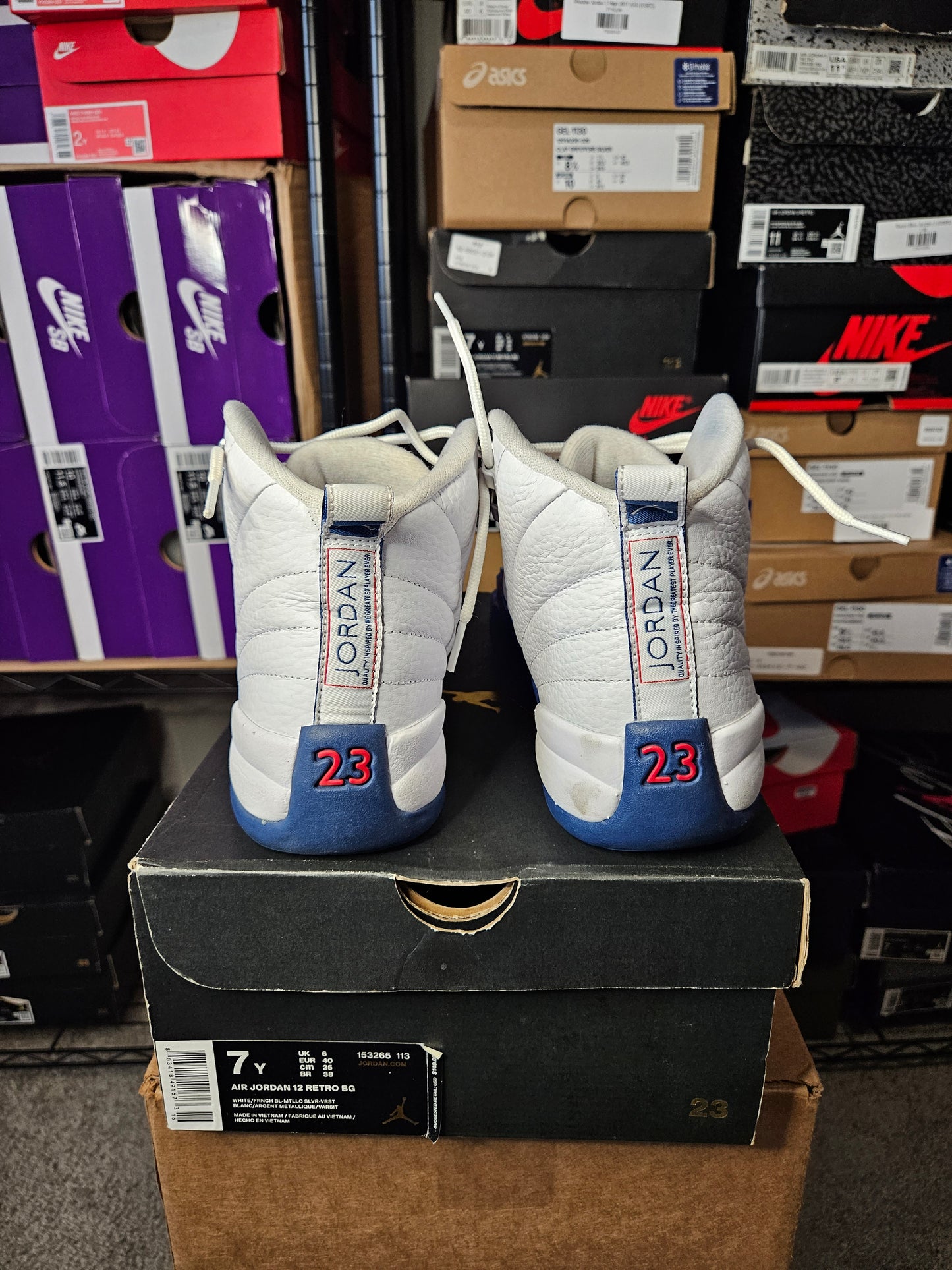 Size 7 - AJ 12 Retro French Blue 2016