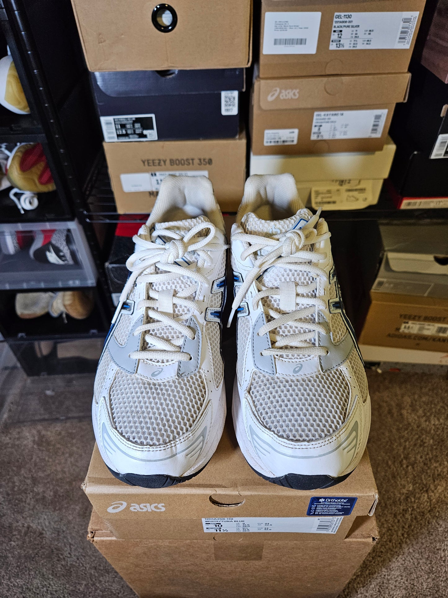 Size 10 - ASICS Gel 1130 White Tuna Blue