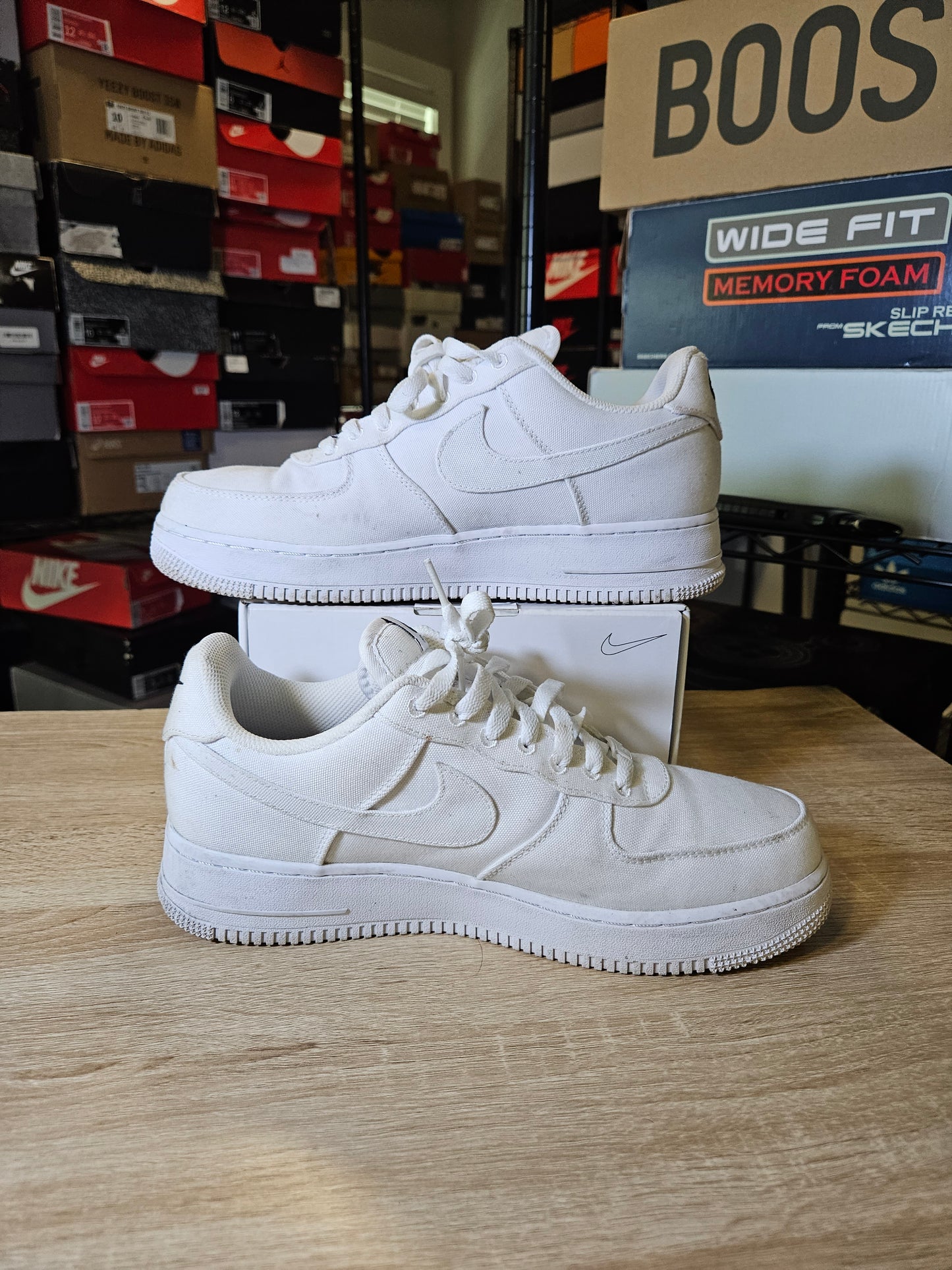 Size 9 - AF 1 By You White Custom