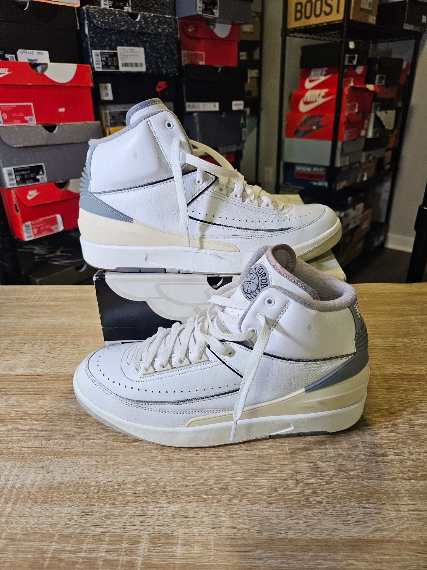 Size 10 - AJ 2 Retro White Cement