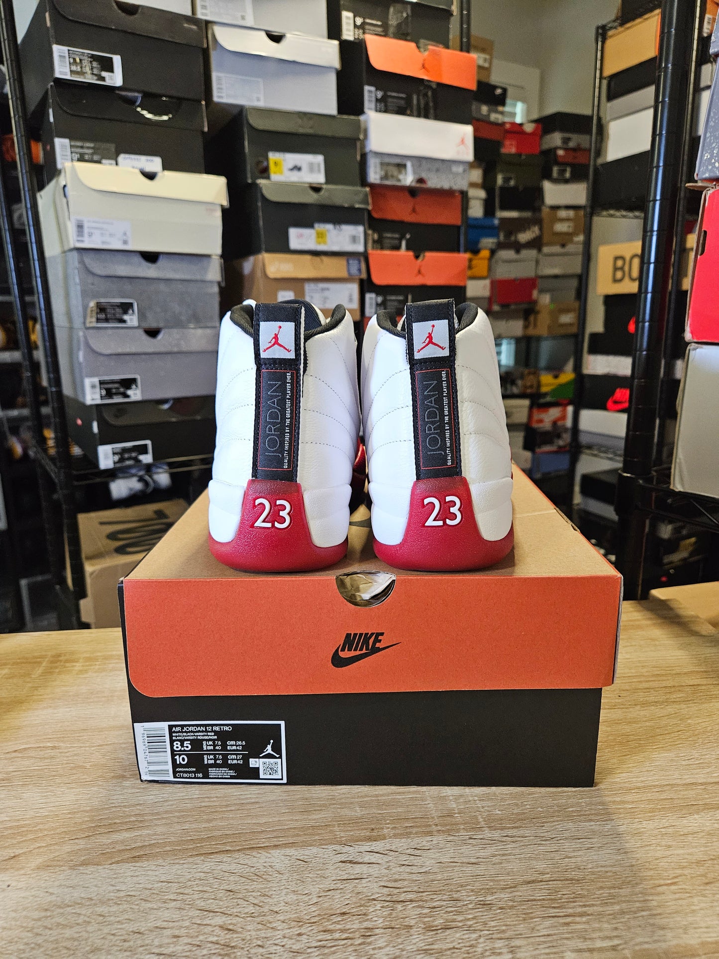 Size 8.5 - AJ 12 Retro 2023 Mid Cherry
