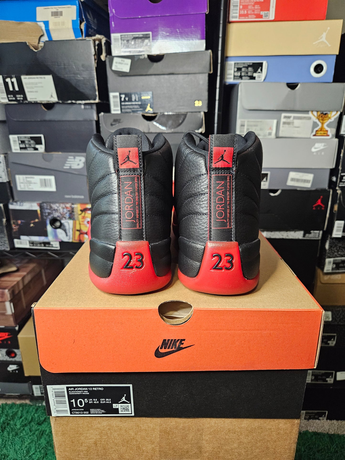 Size 9.5 - AJ 12 Flu Game
